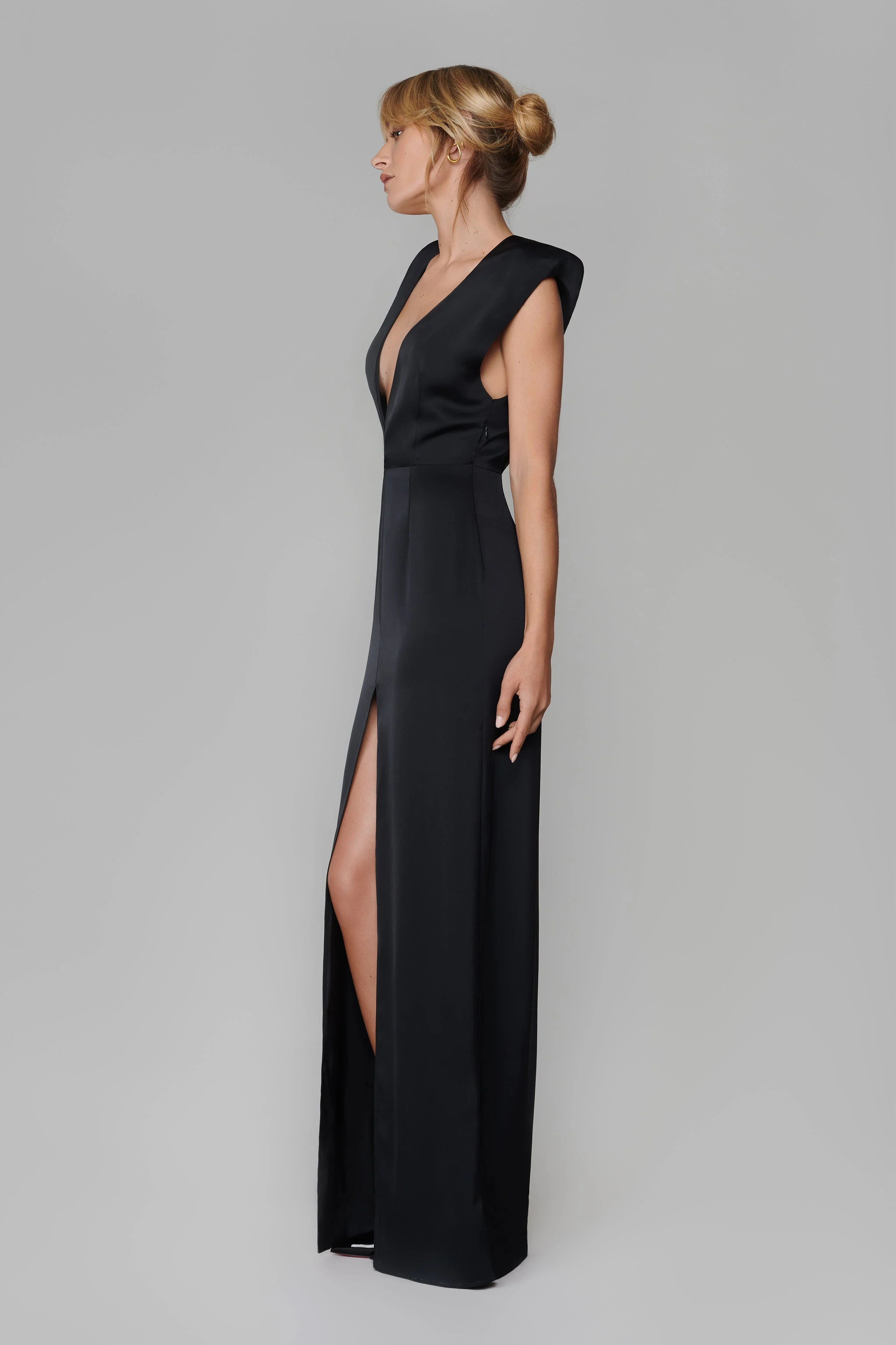 Low-cut dress - Le Vestiaire | Black - Image 3