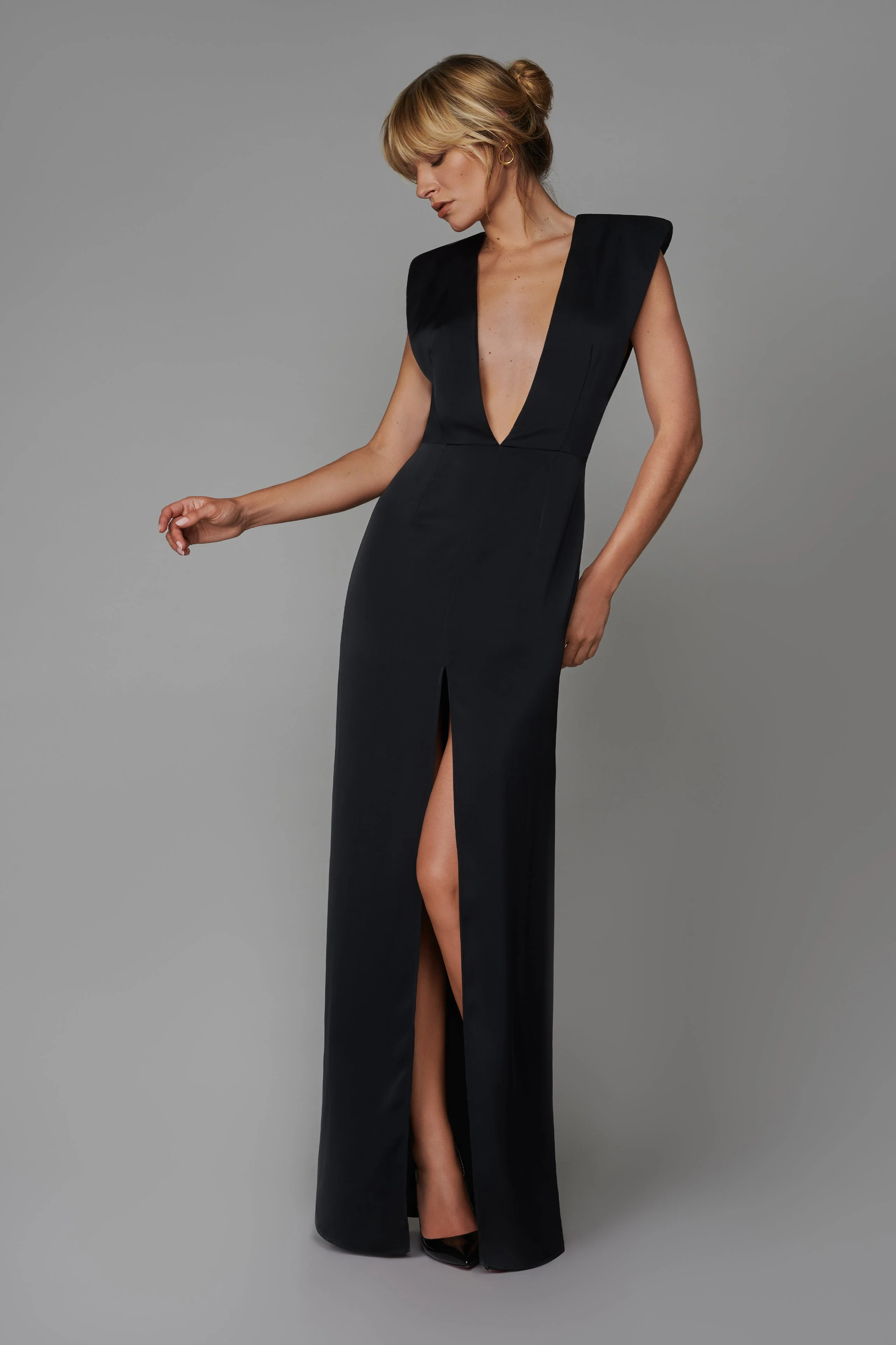 Low-cut dress - Le Vestiaire | Black - Image 6