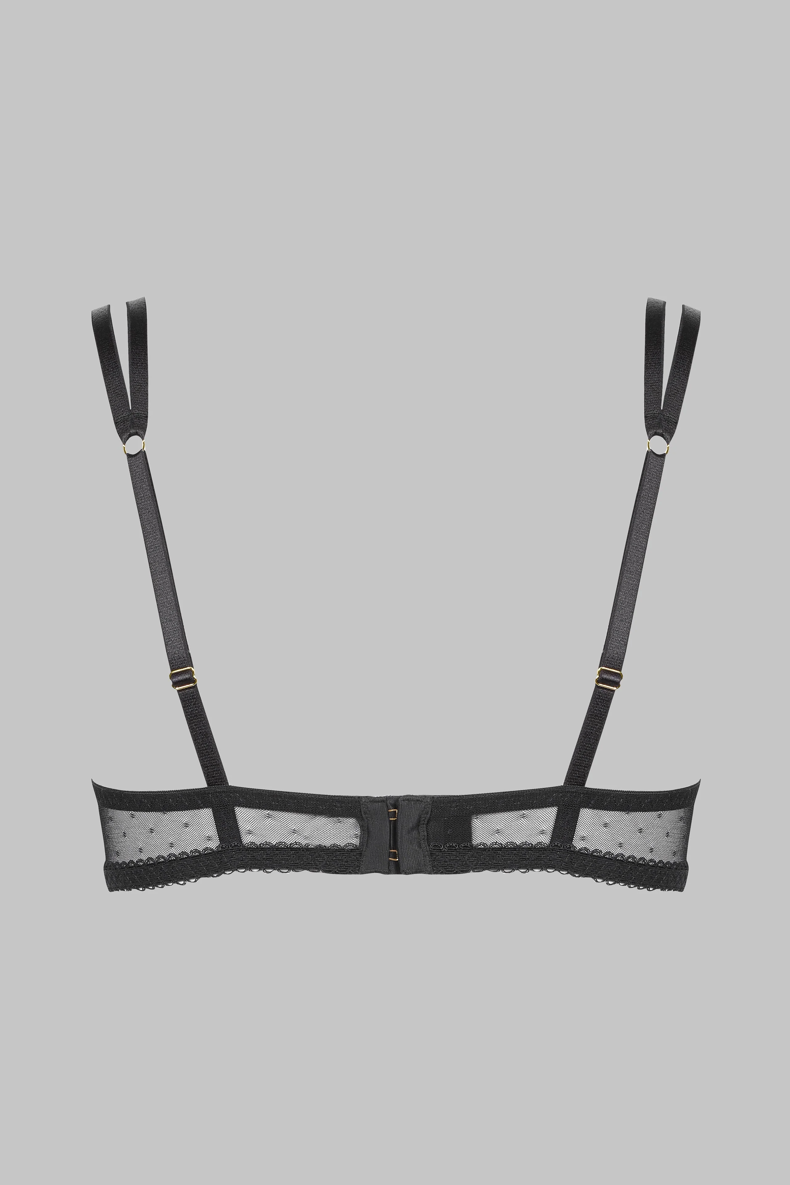1/4 cup bra - Inspiration Divine | Black - Image 5