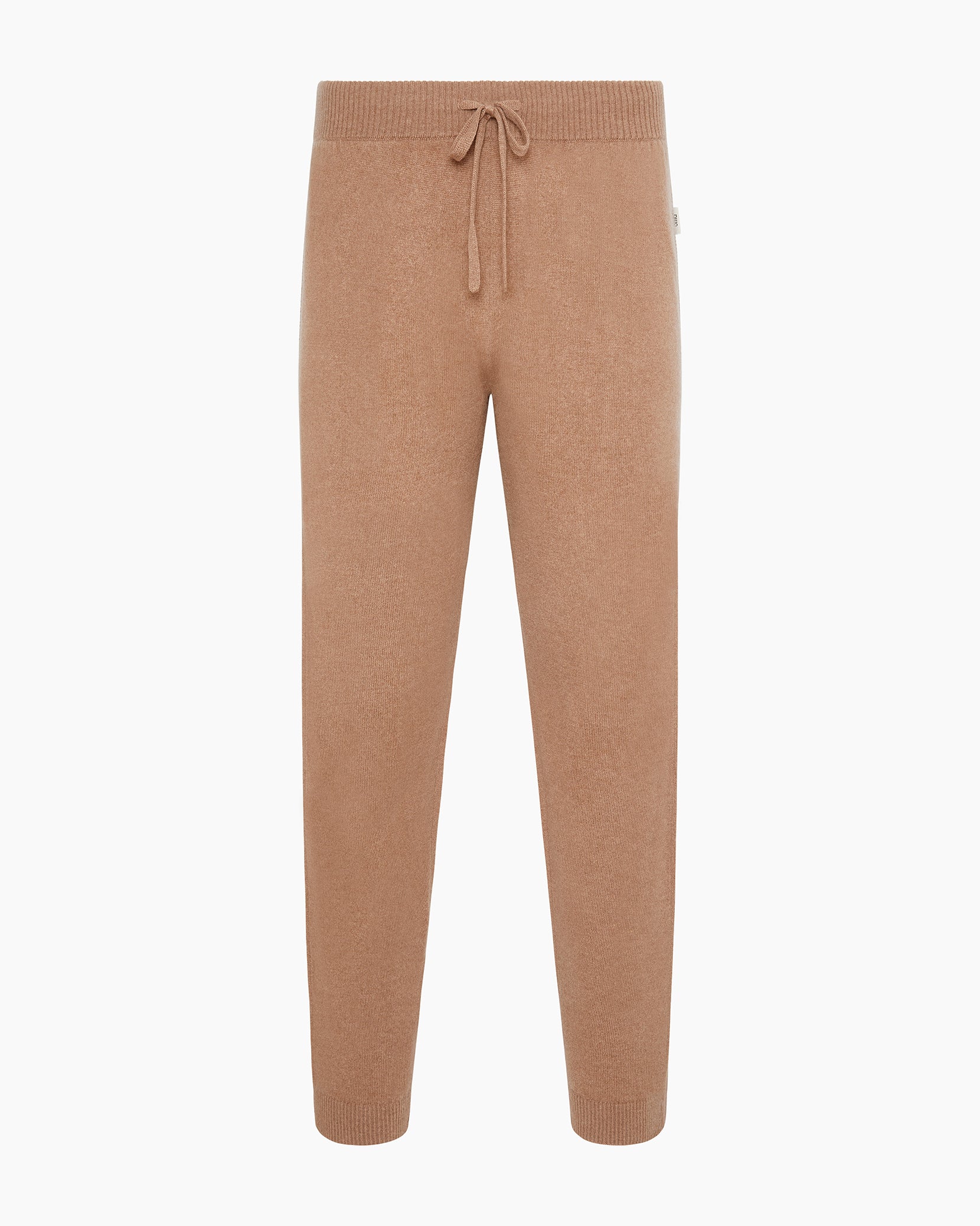 Mens | 100% Cashmere Knit Jogger | Camel
