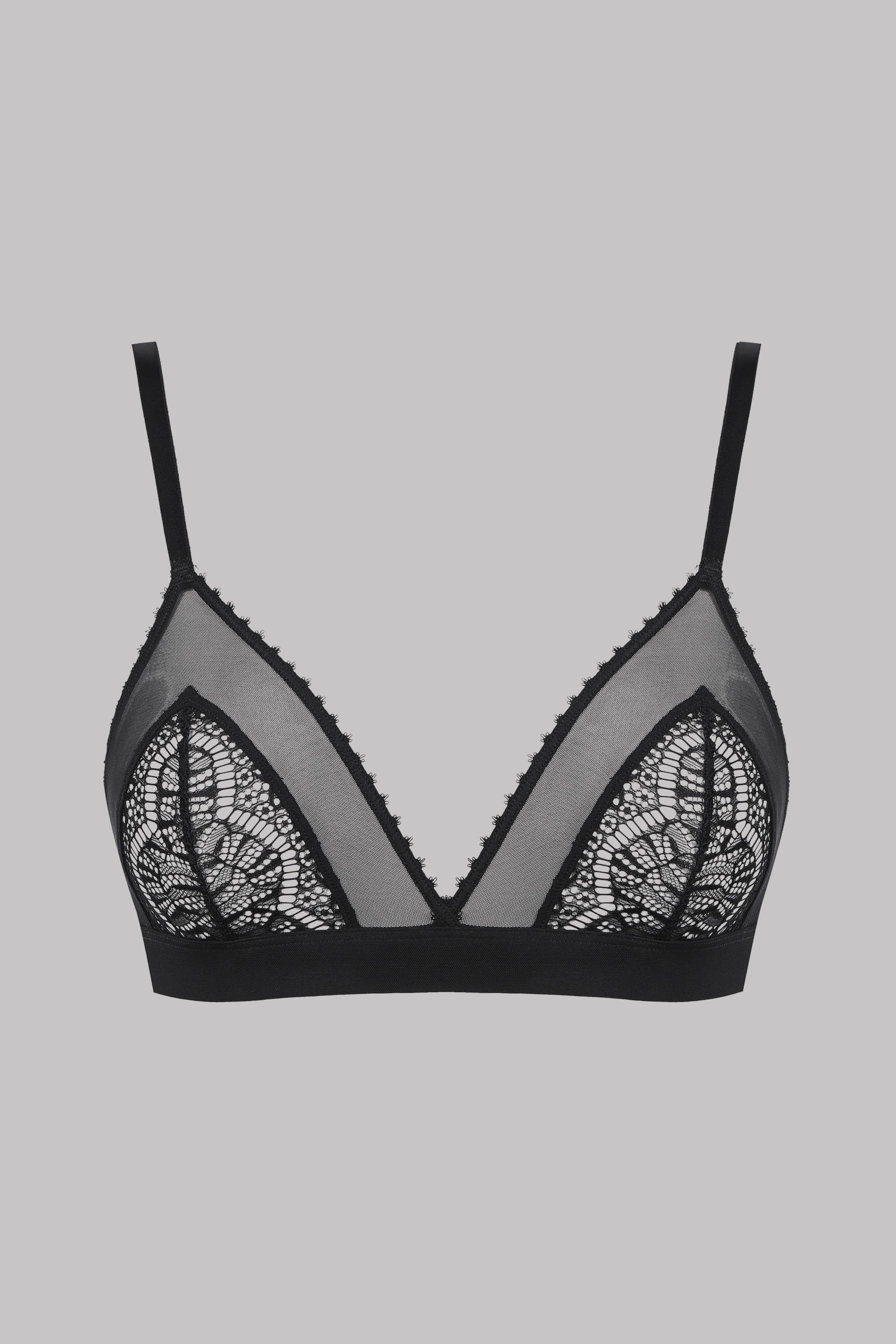 Triangle Bra - Accroche Coeur | Black - Image 4