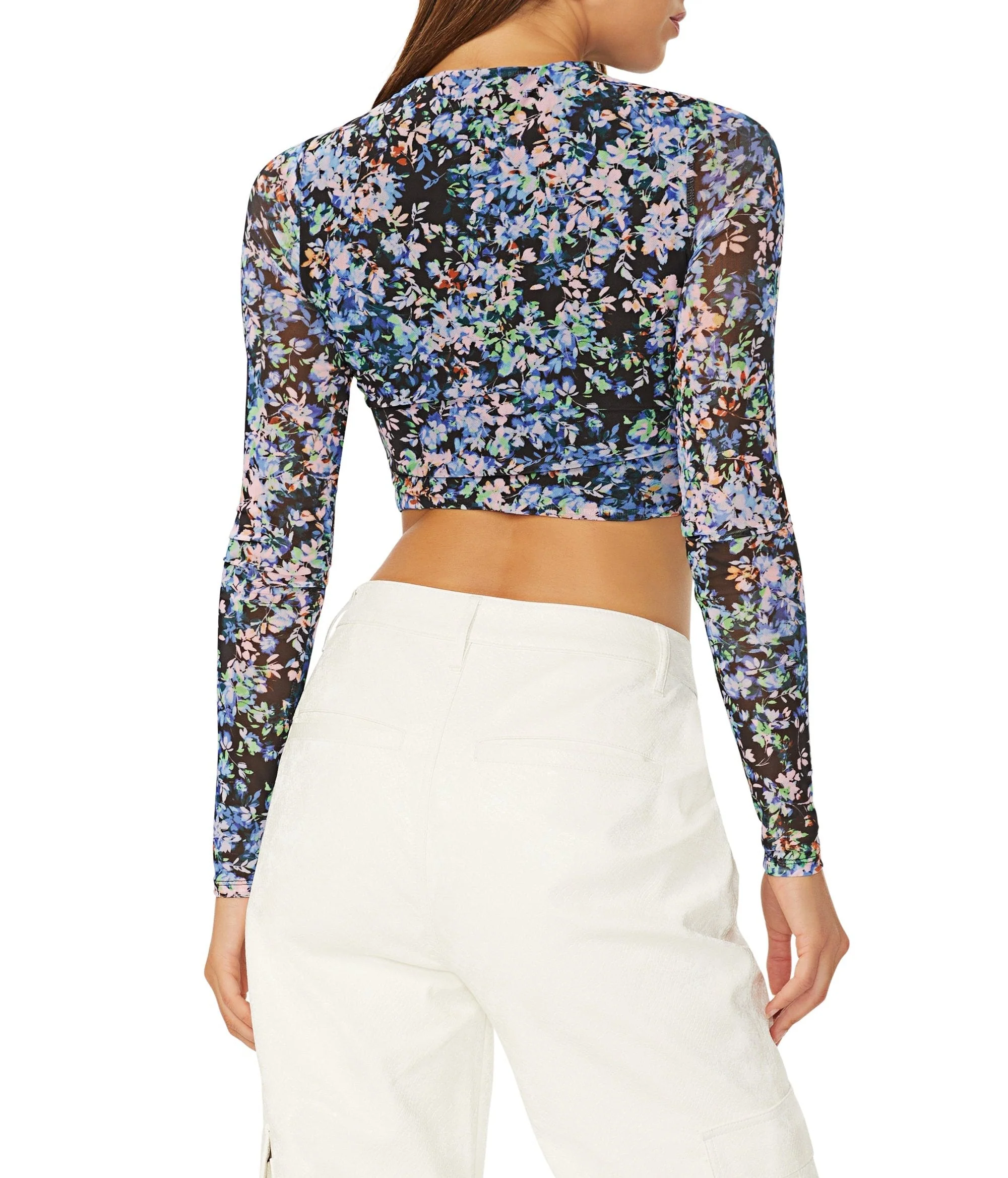 Aida Top | Blue Wildflower - Image 3