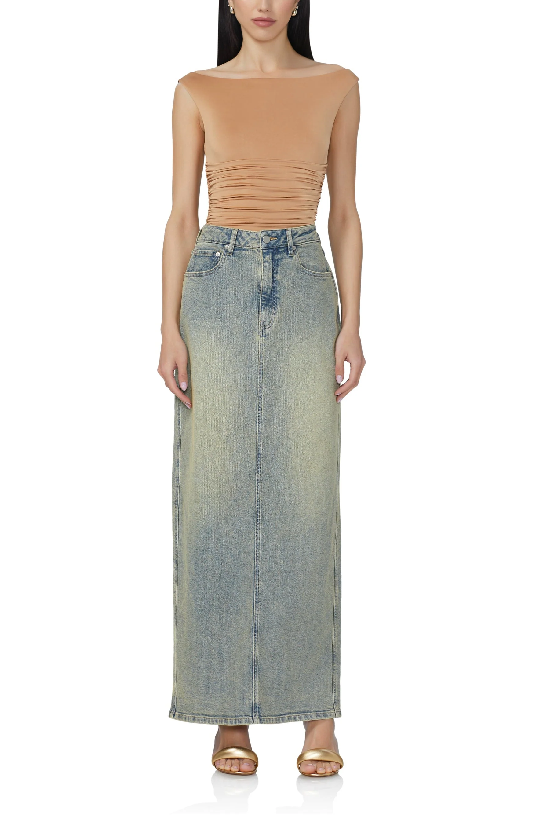 Amiri Maxi Skirt | Mellow Tint Wash