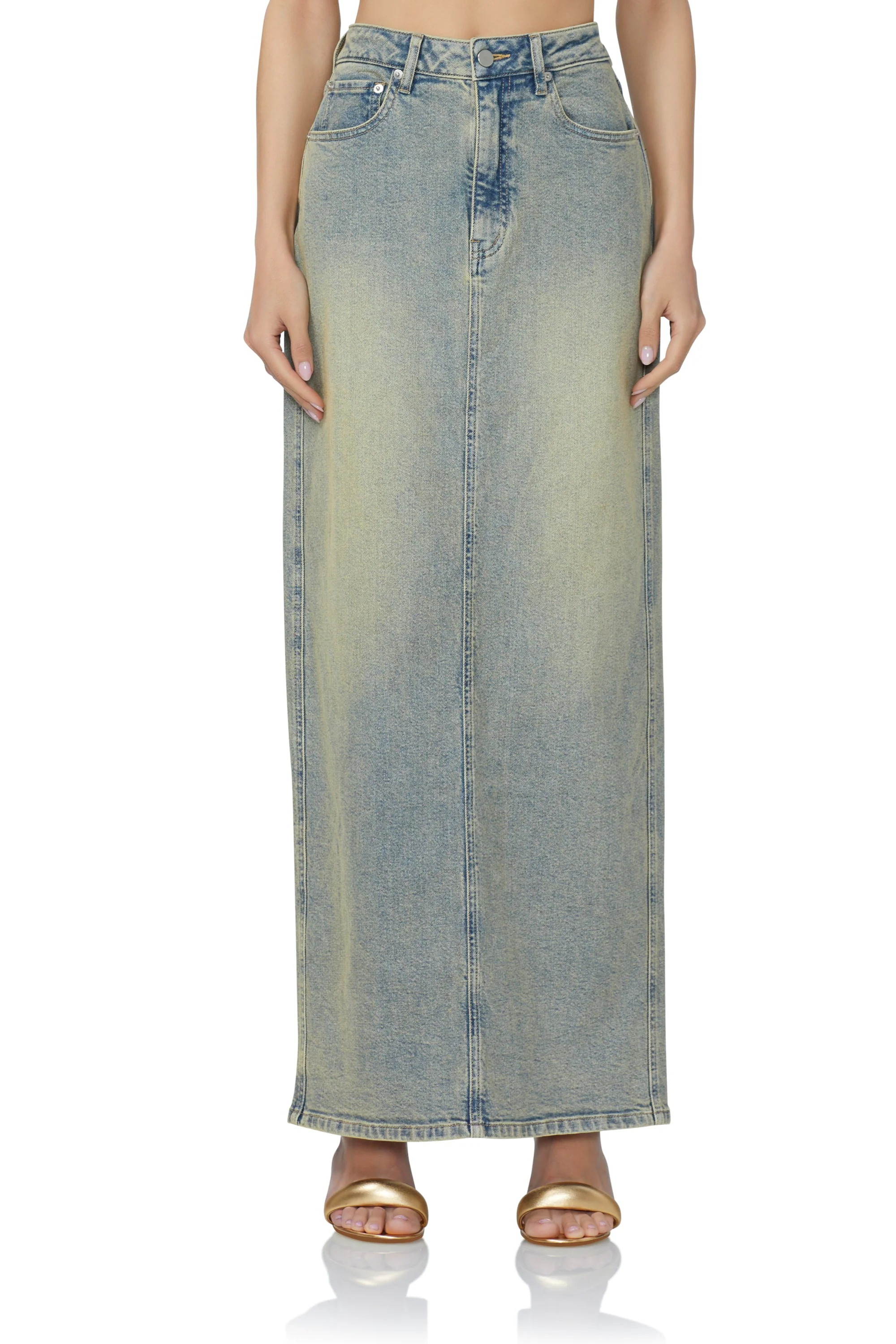Amiri Maxi Skirt | Mellow Tint Wash - Image 2
