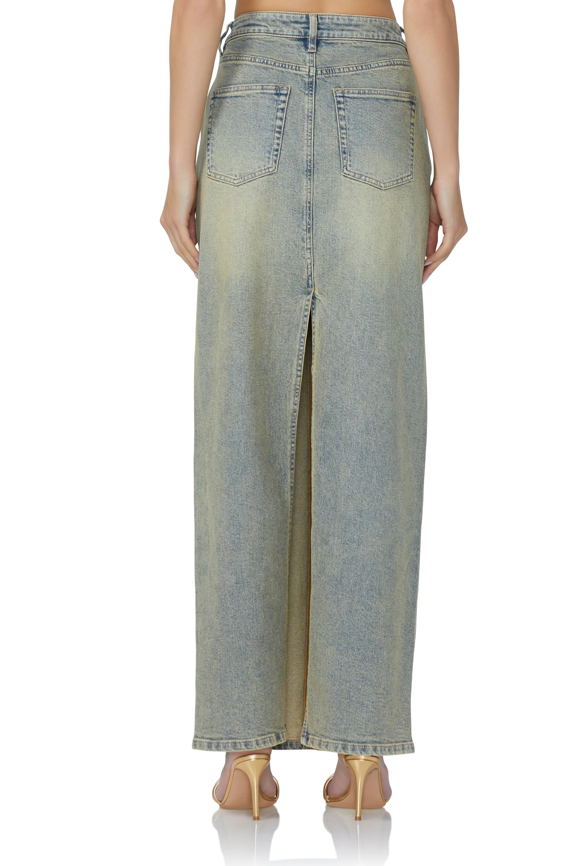 Amiri Maxi Skirt | Mellow Tint Wash - Image 5