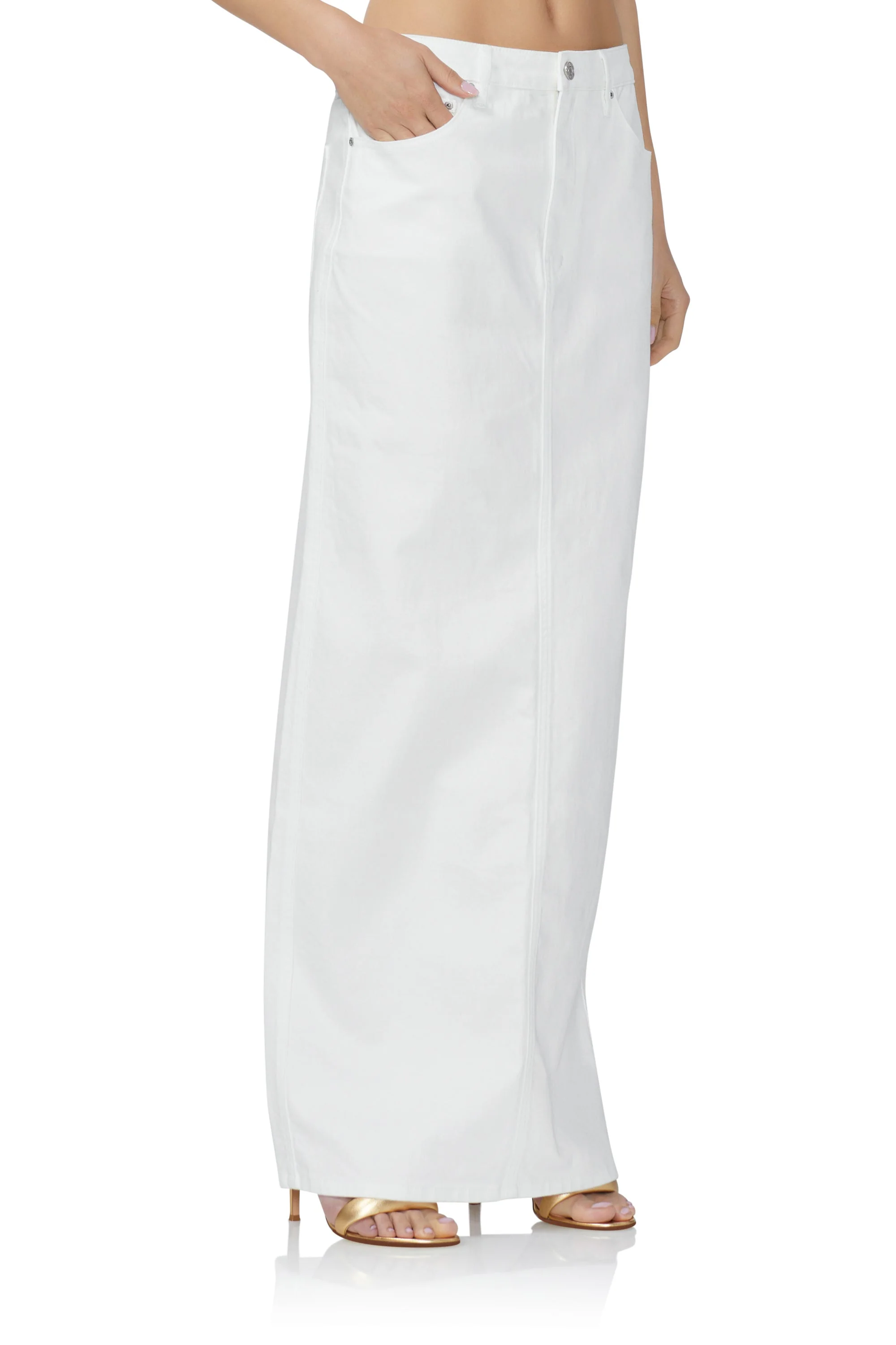 Amiri Maxi Skirt | White - Image 3