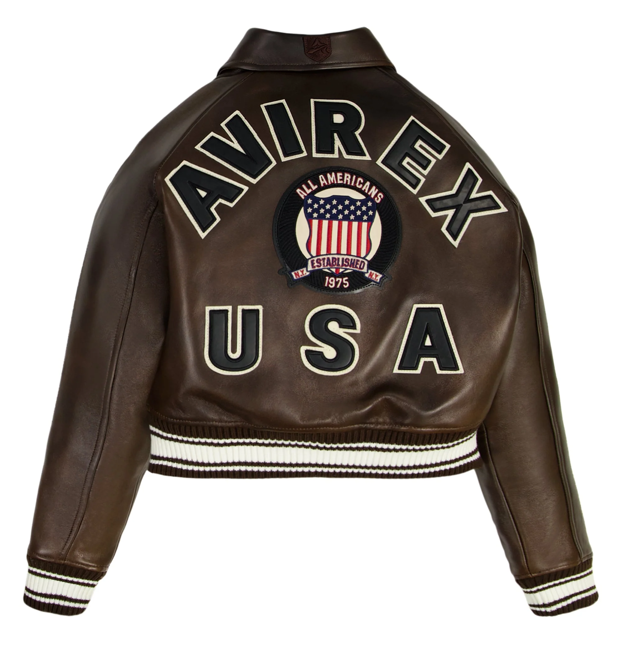Cropped Icon Jacket | Vintage Brown - Image 2