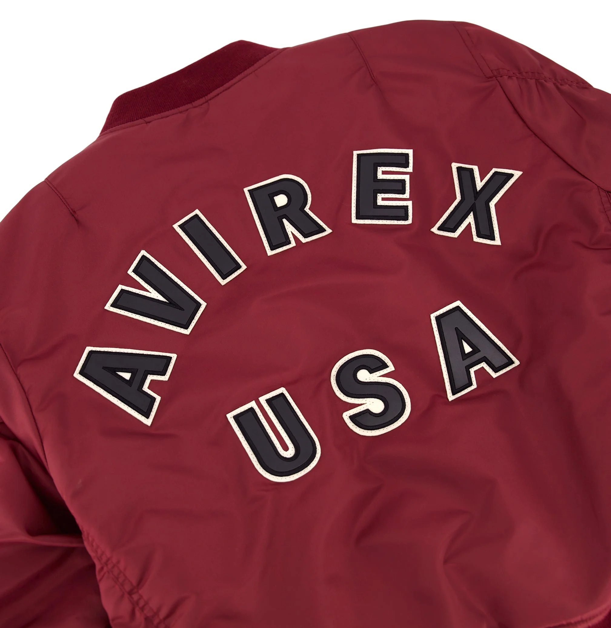 Ma-1 Nylon Bomber Jacket | Cabernet - Image 11