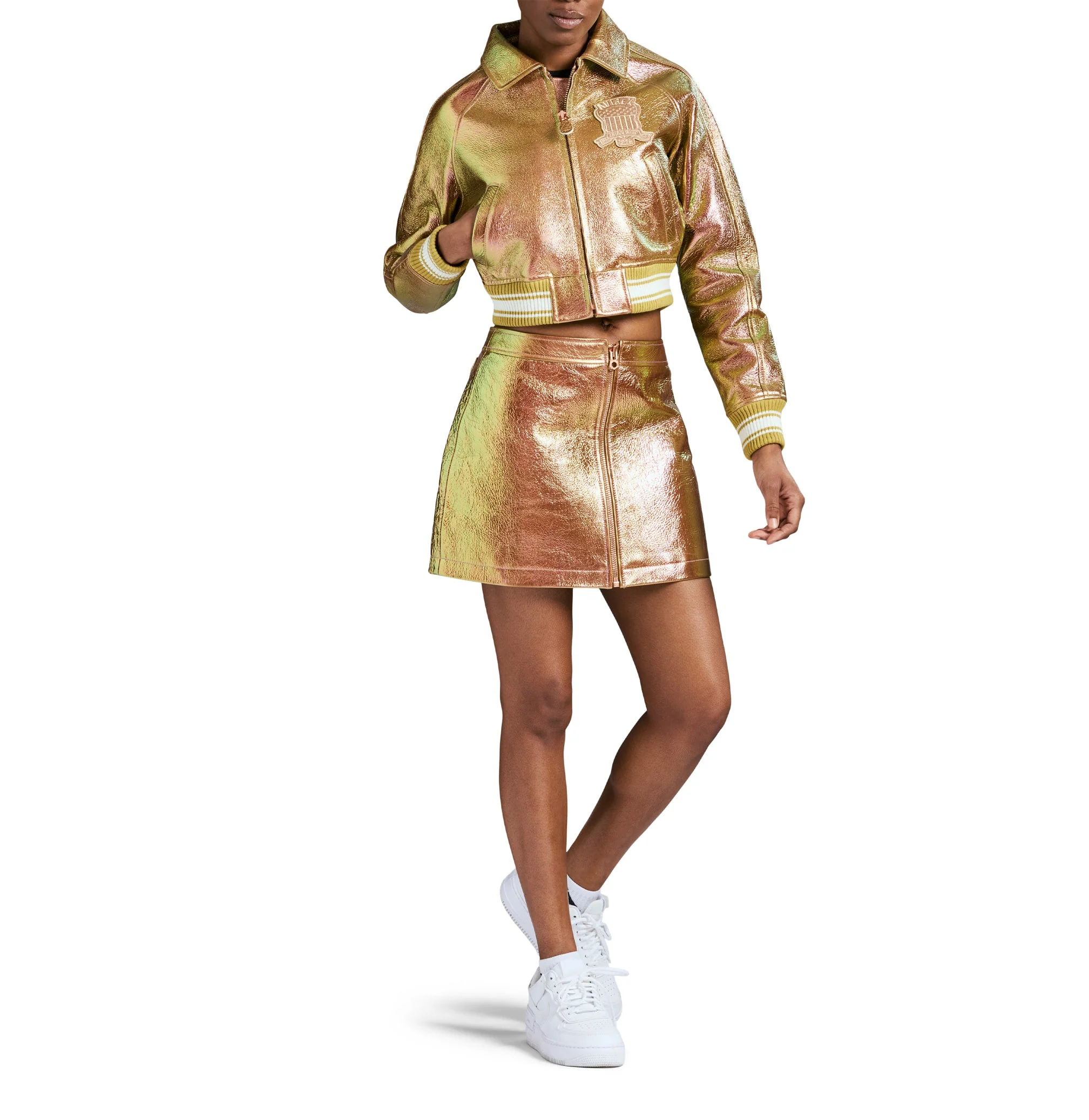 Metallic Icon Skirt | Berry - Image 7