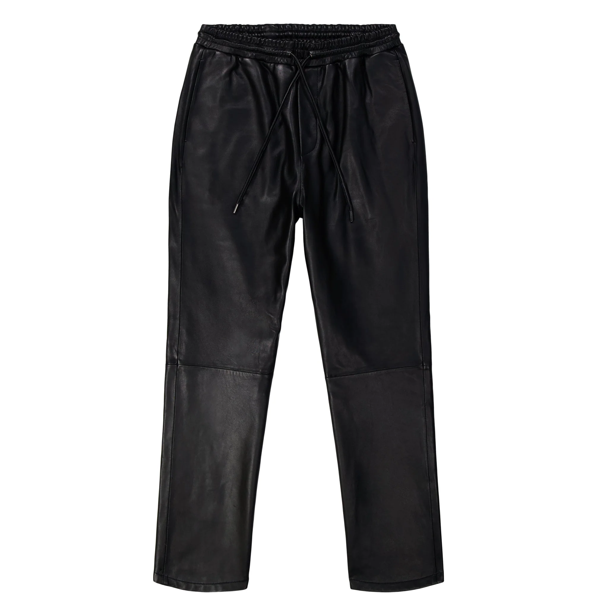 Nappa Leather Track Pant | Black