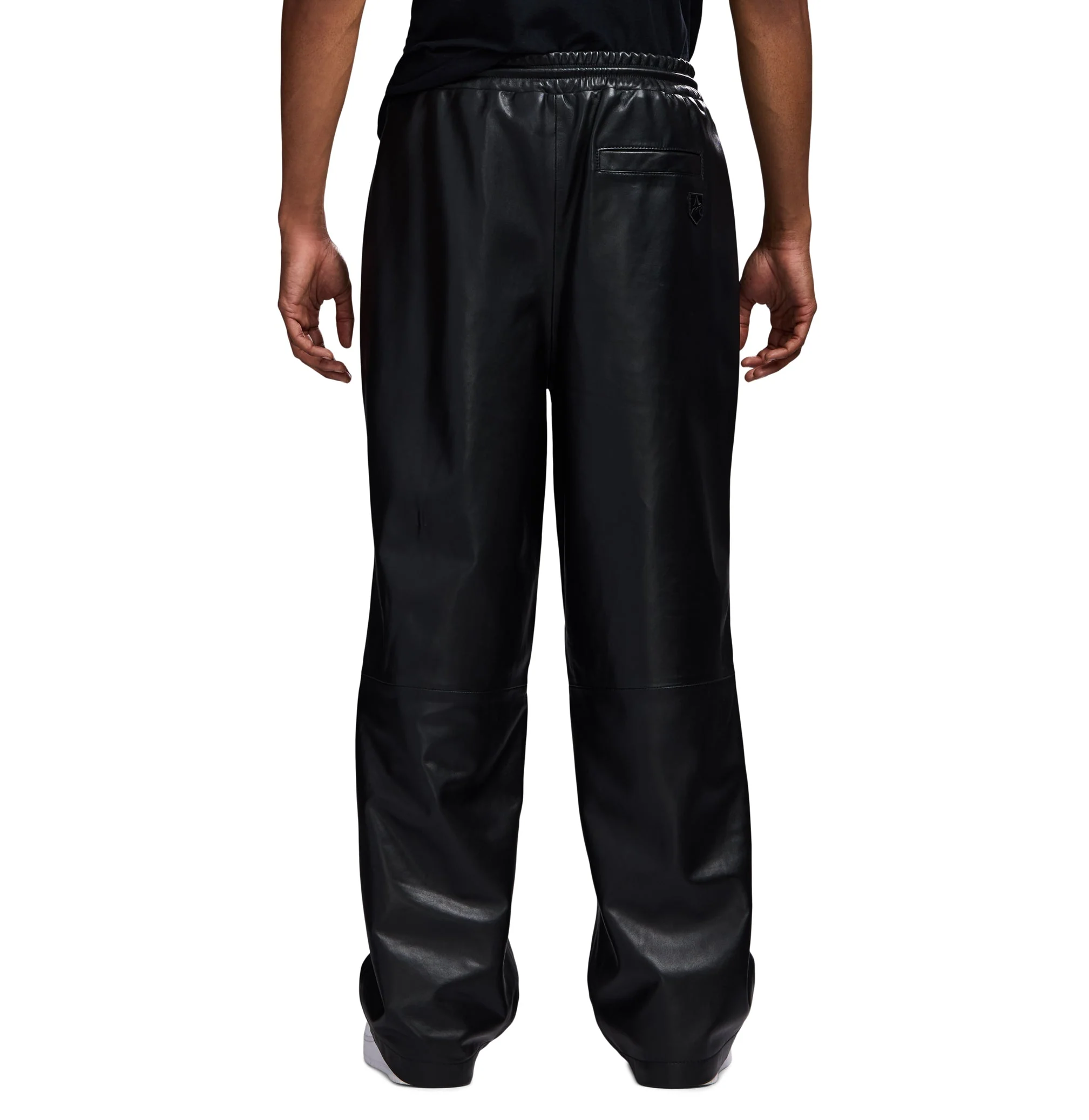 Nappa Leather Track Pant | Black - Image 6