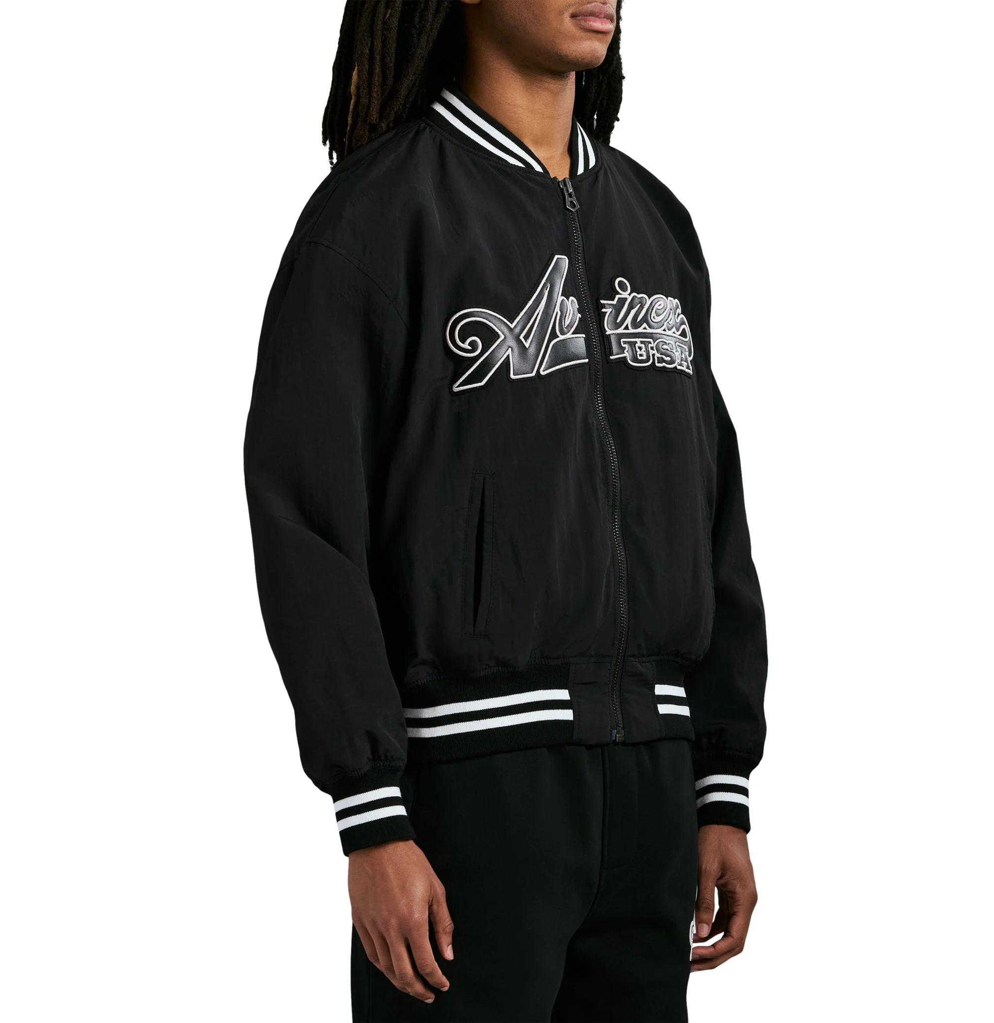 Script Nylon Jacket | Black - Image 5