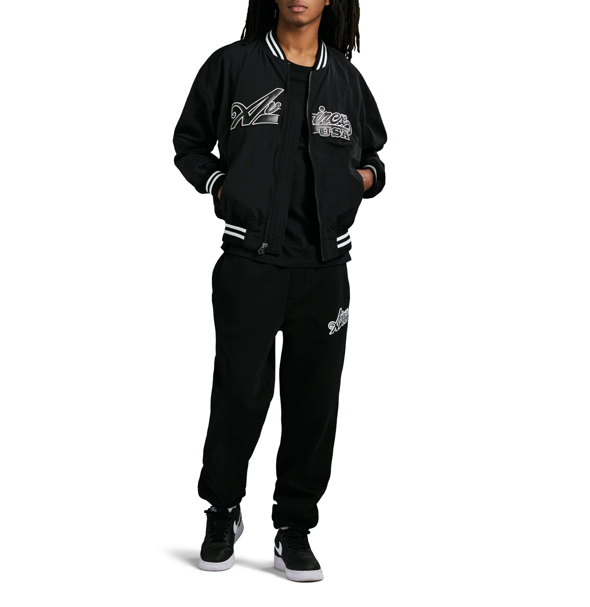 Script Nylon Jacket | Black - Image 7