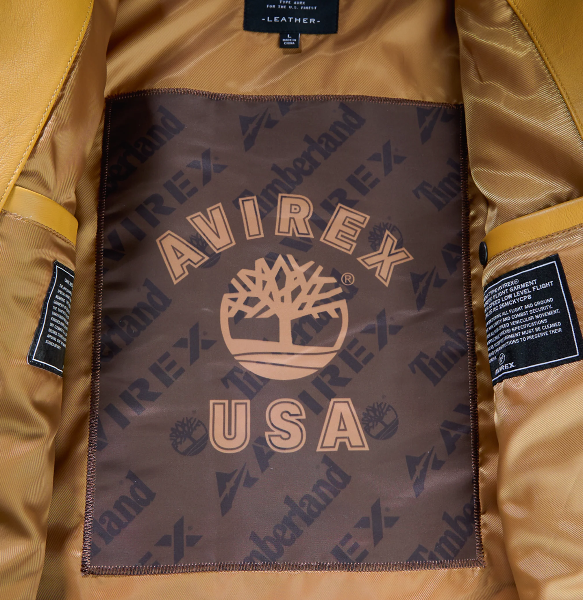 Timberland X Avirex Jacket | Dark Wheat - Image 7