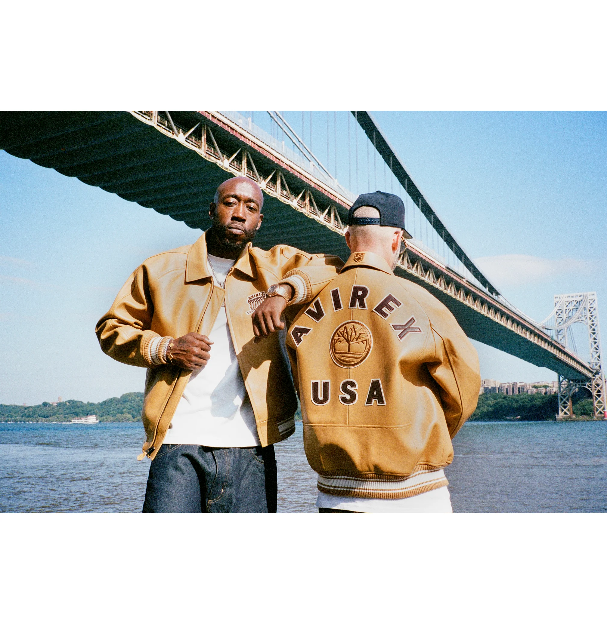 Timberland X Avirex Jacket | Dark Wheat - Image 8