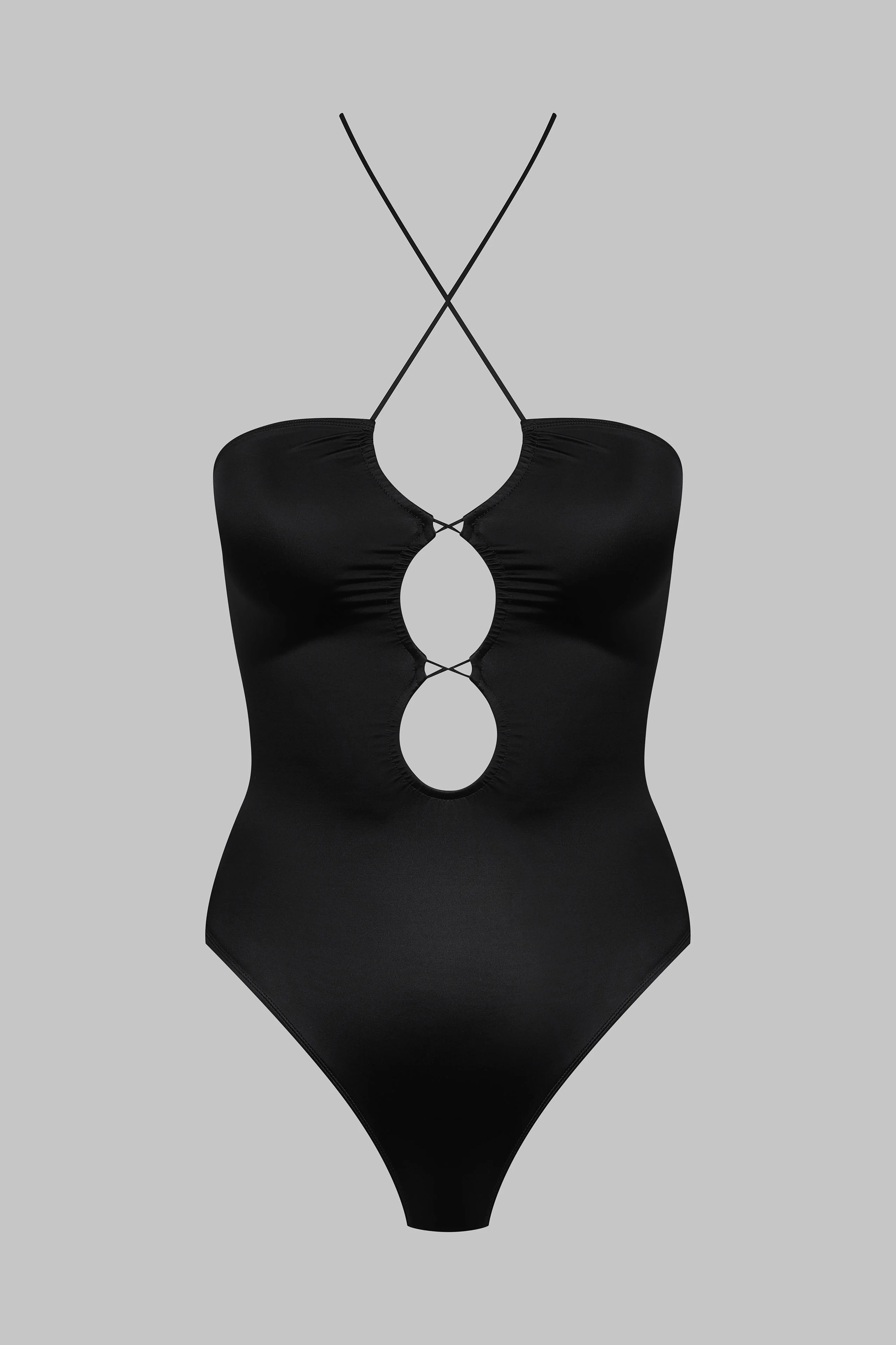 Bandeau thong bodysuit - French Kiss | Black - Image 4