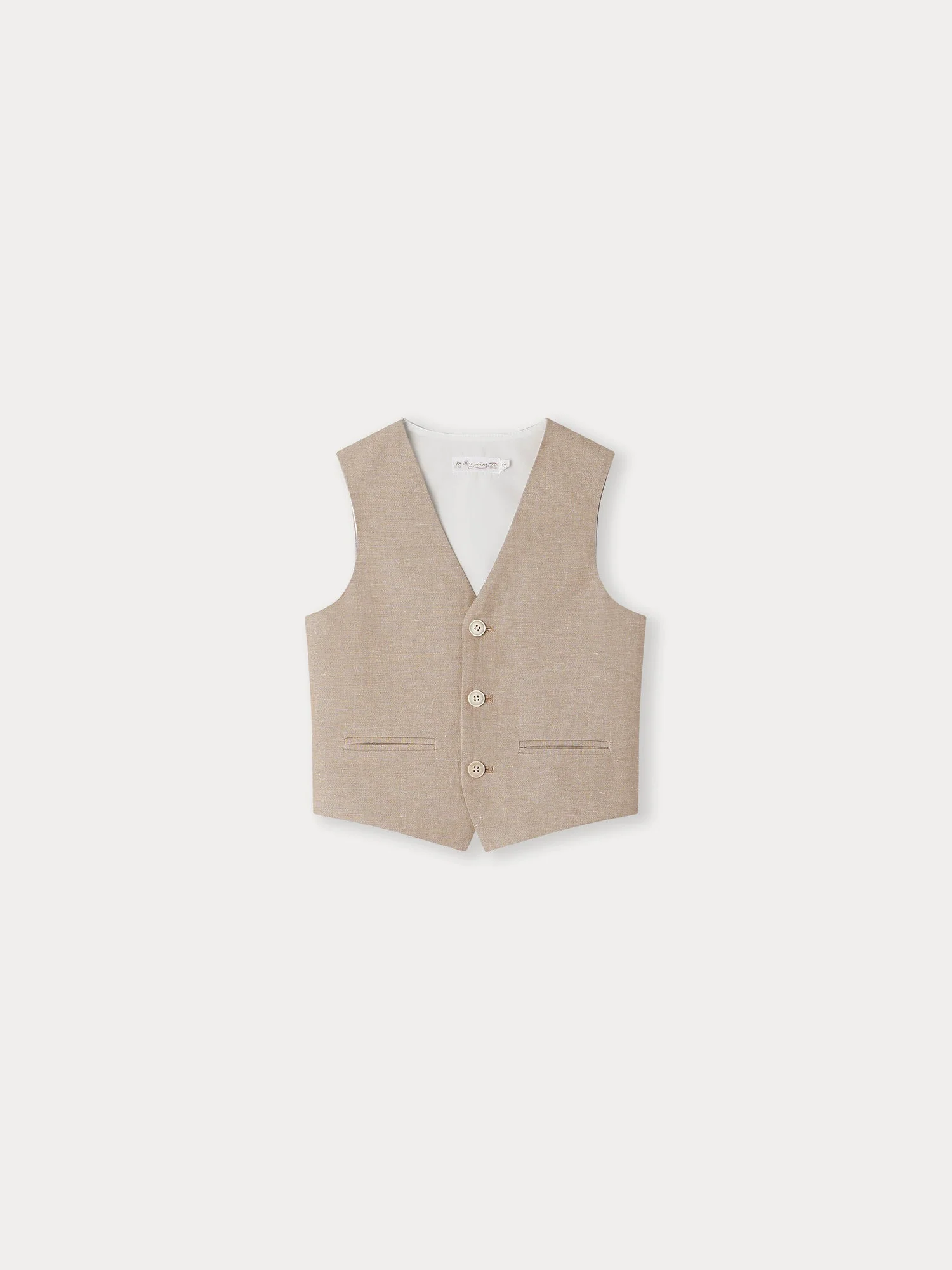 Boy | Angus Vest | Praline - Image 2