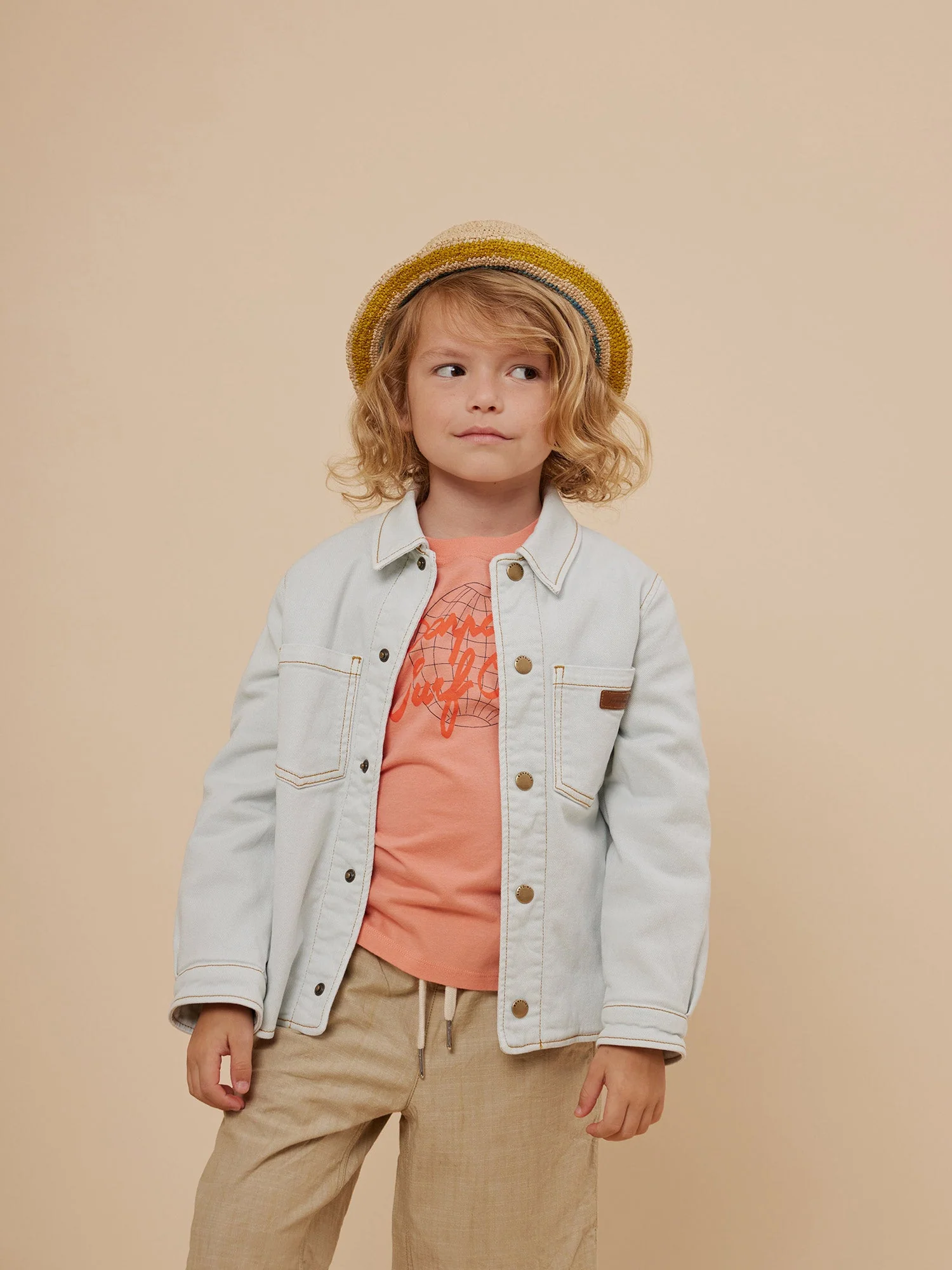 Boy | Aurele Shirt Jacket | Aqua Blue
