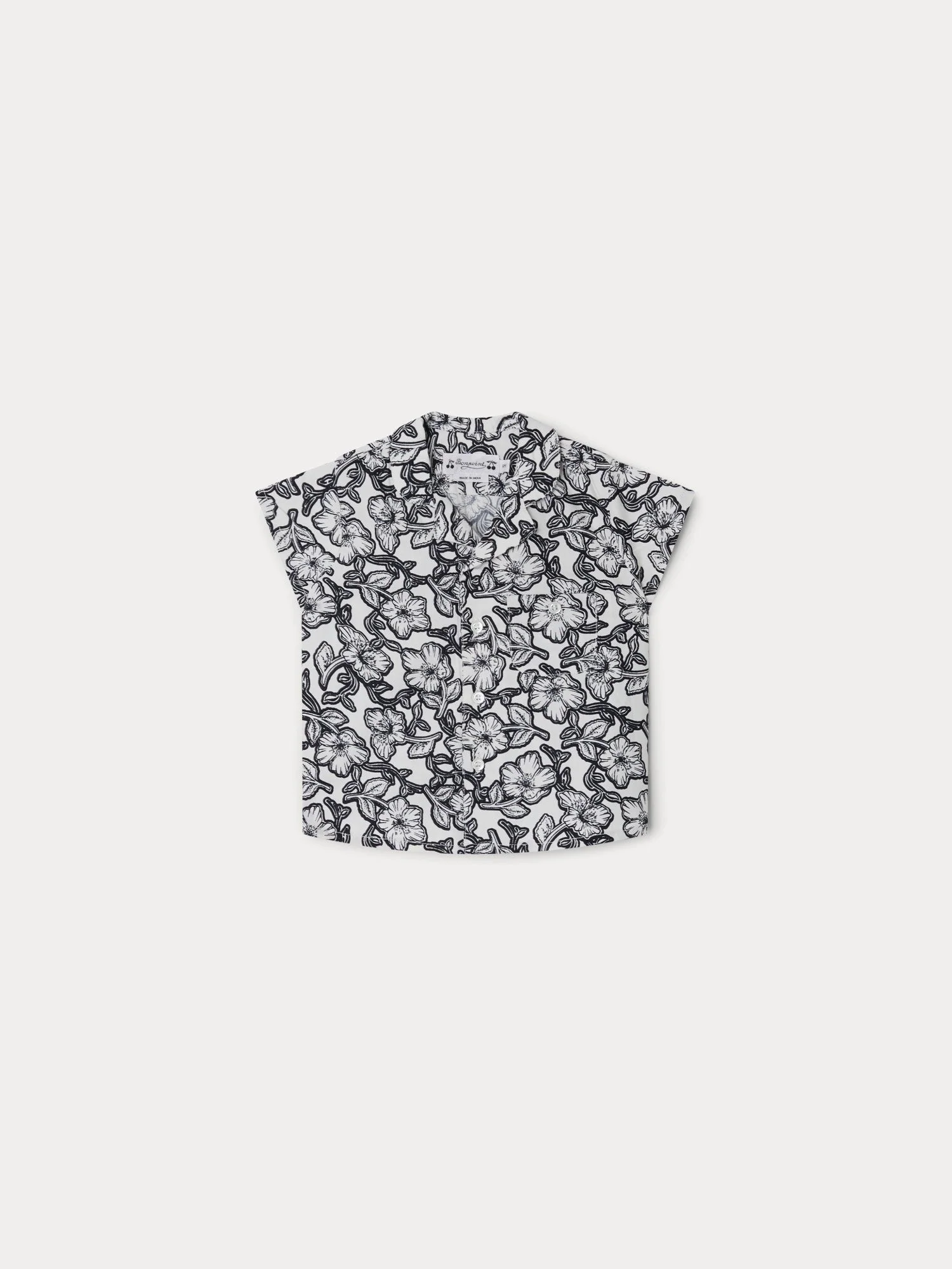 Boy | Gerald Shirt | Black Flowers