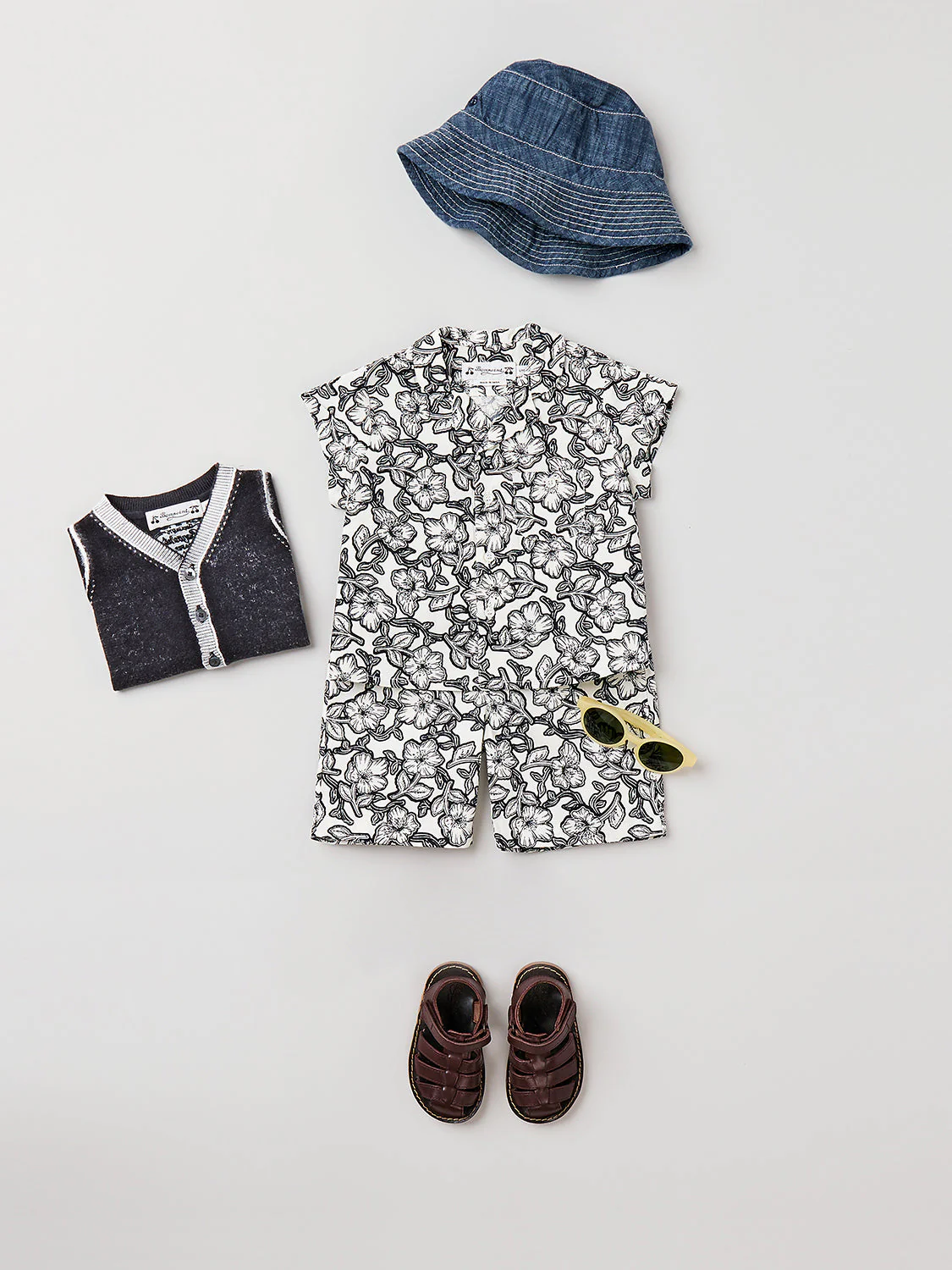Boy | Gerald Shirt | Black Flowers - Image 2
