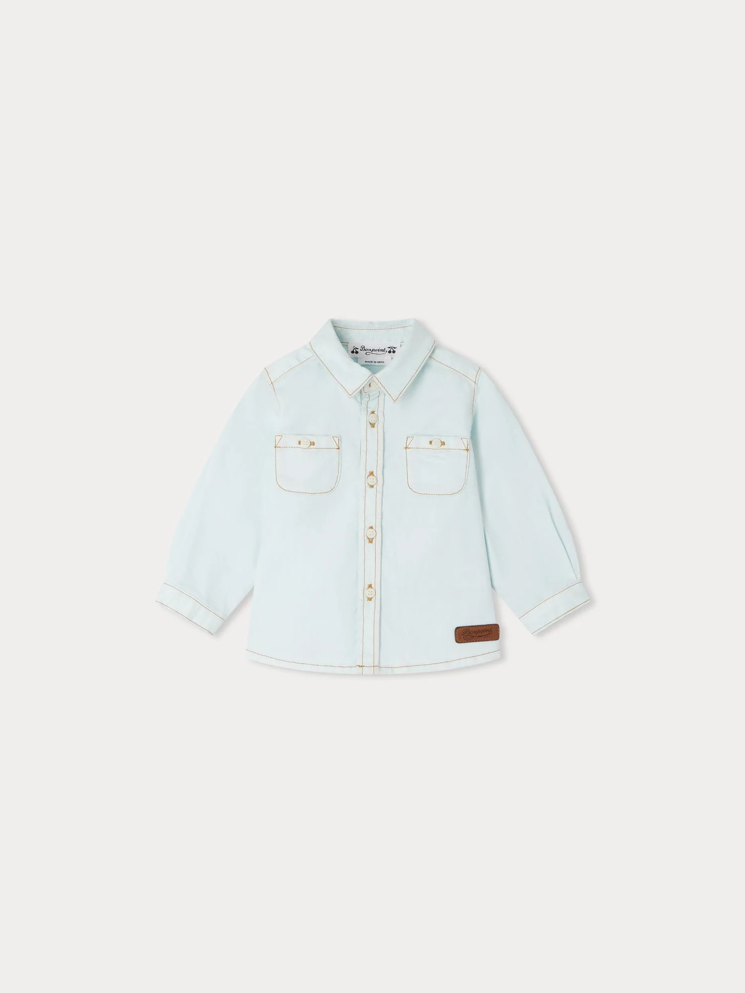 Boy | Mico Shirt | Aqua Blue