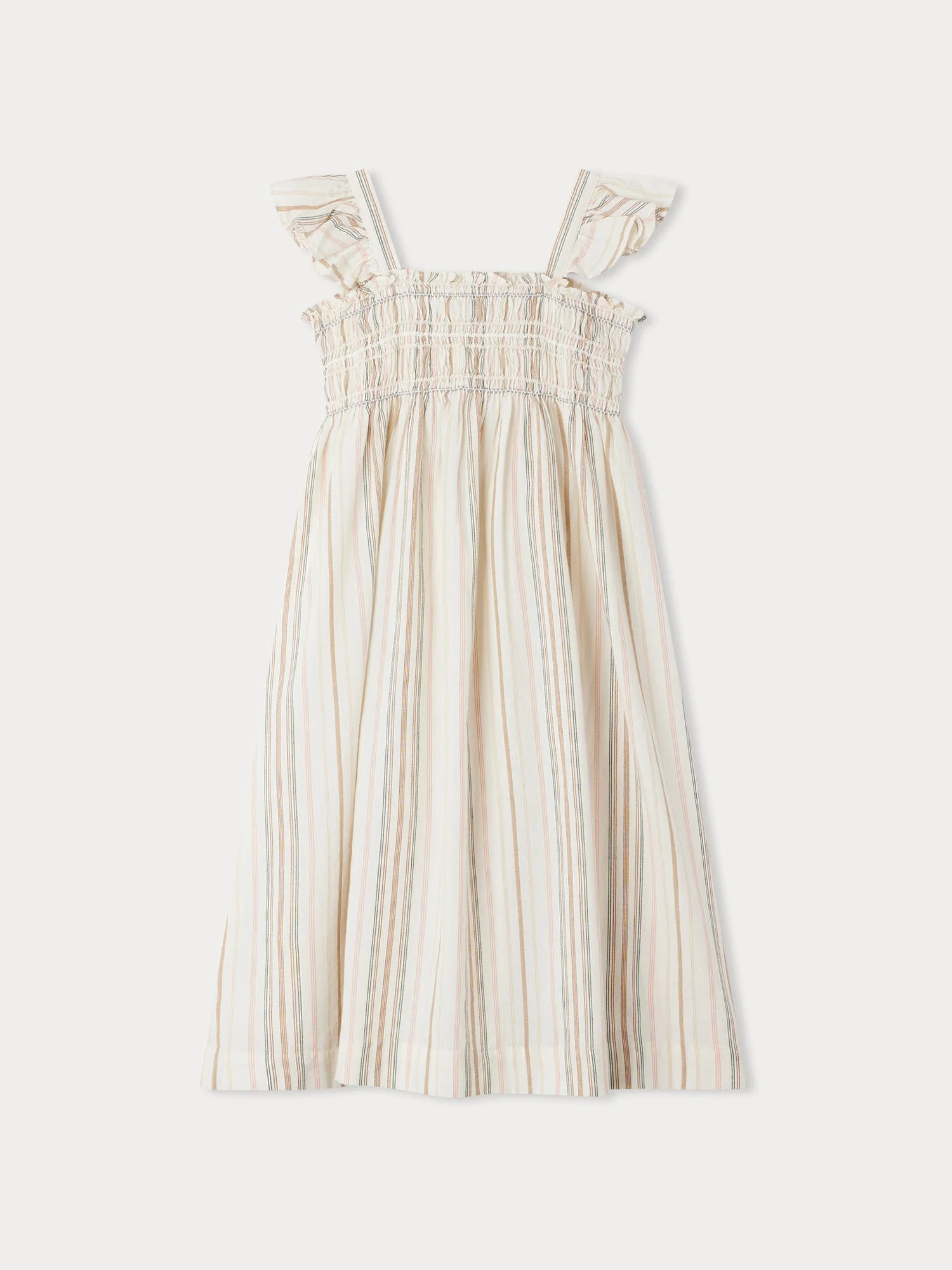 Girl | Alexandra Dress | Multicolored Stripes