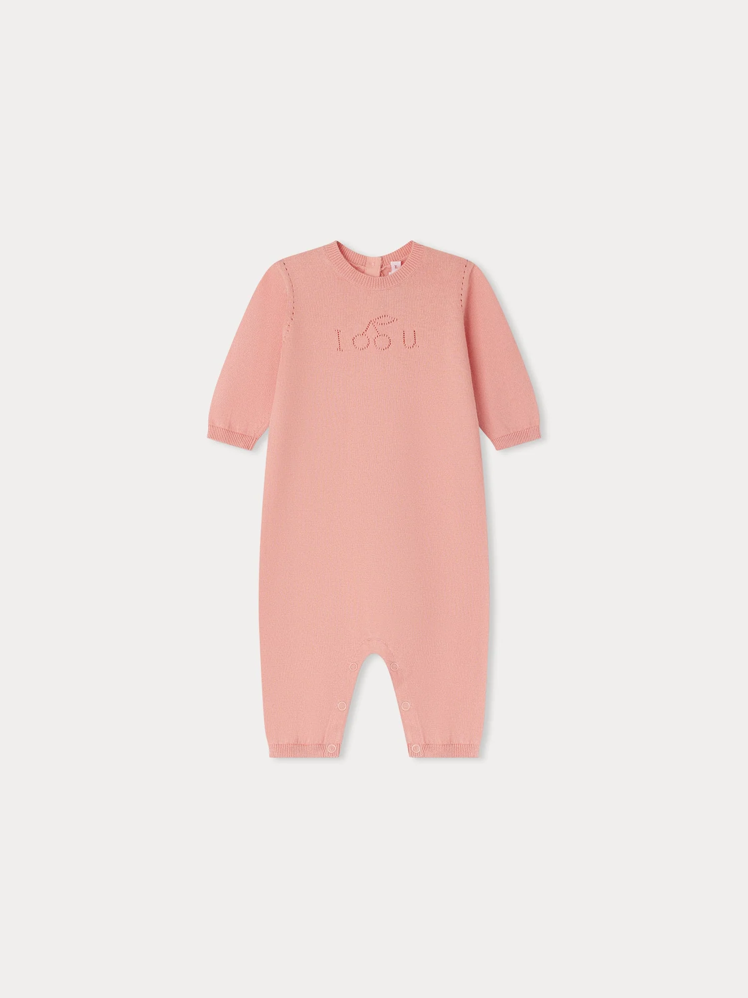 Girl | Atilou Onesie | Baby Pink