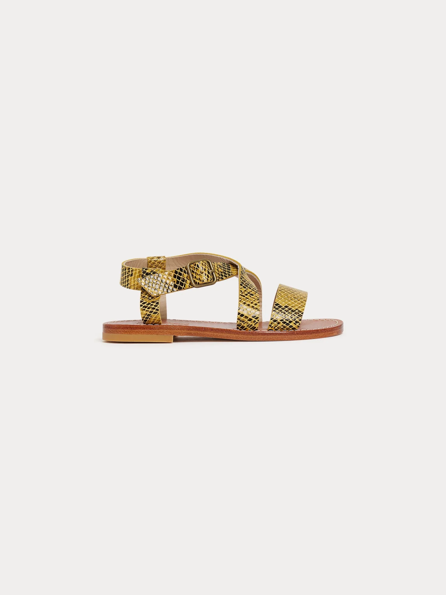 Girl | Caina Sandals | Acid Yellow
