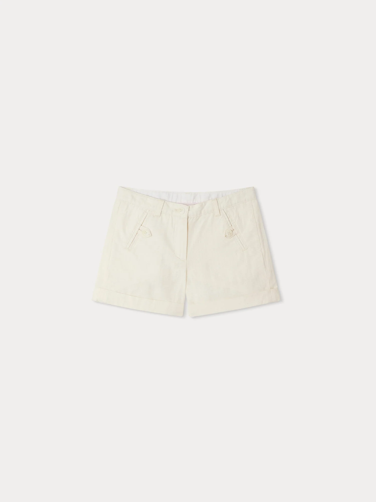 Girl | Calista Bermuda Shorts | Milk White