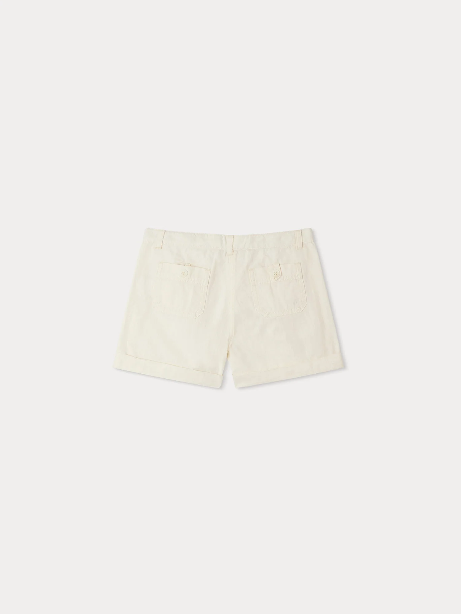 Girl | Calista Bermuda Shorts | Milk White - Image 2