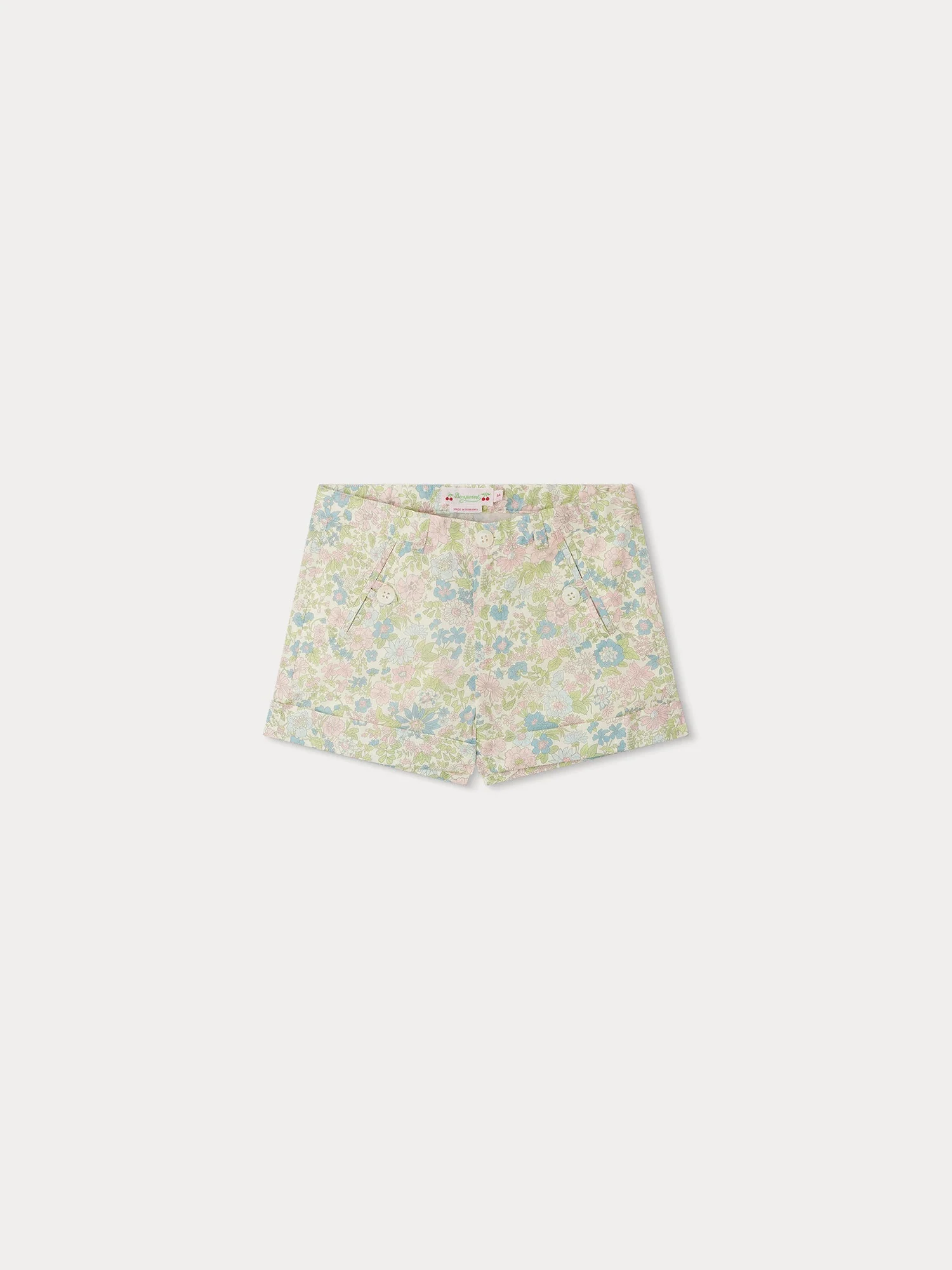 Girl | Calista Bermuda Shorts | Pink Flowers