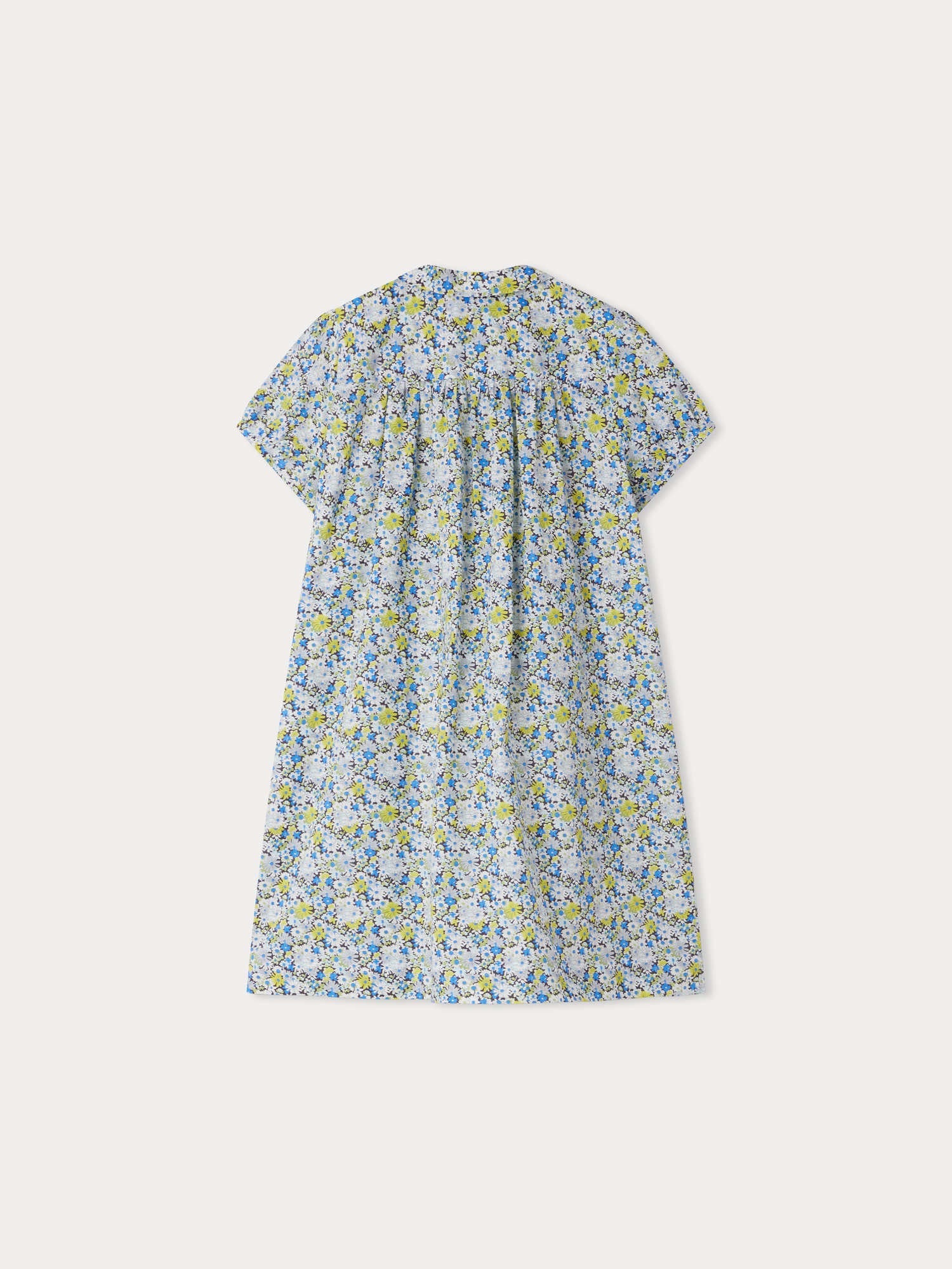 Girl | Candice Smocked Dress | Blue Flowers - Image 2