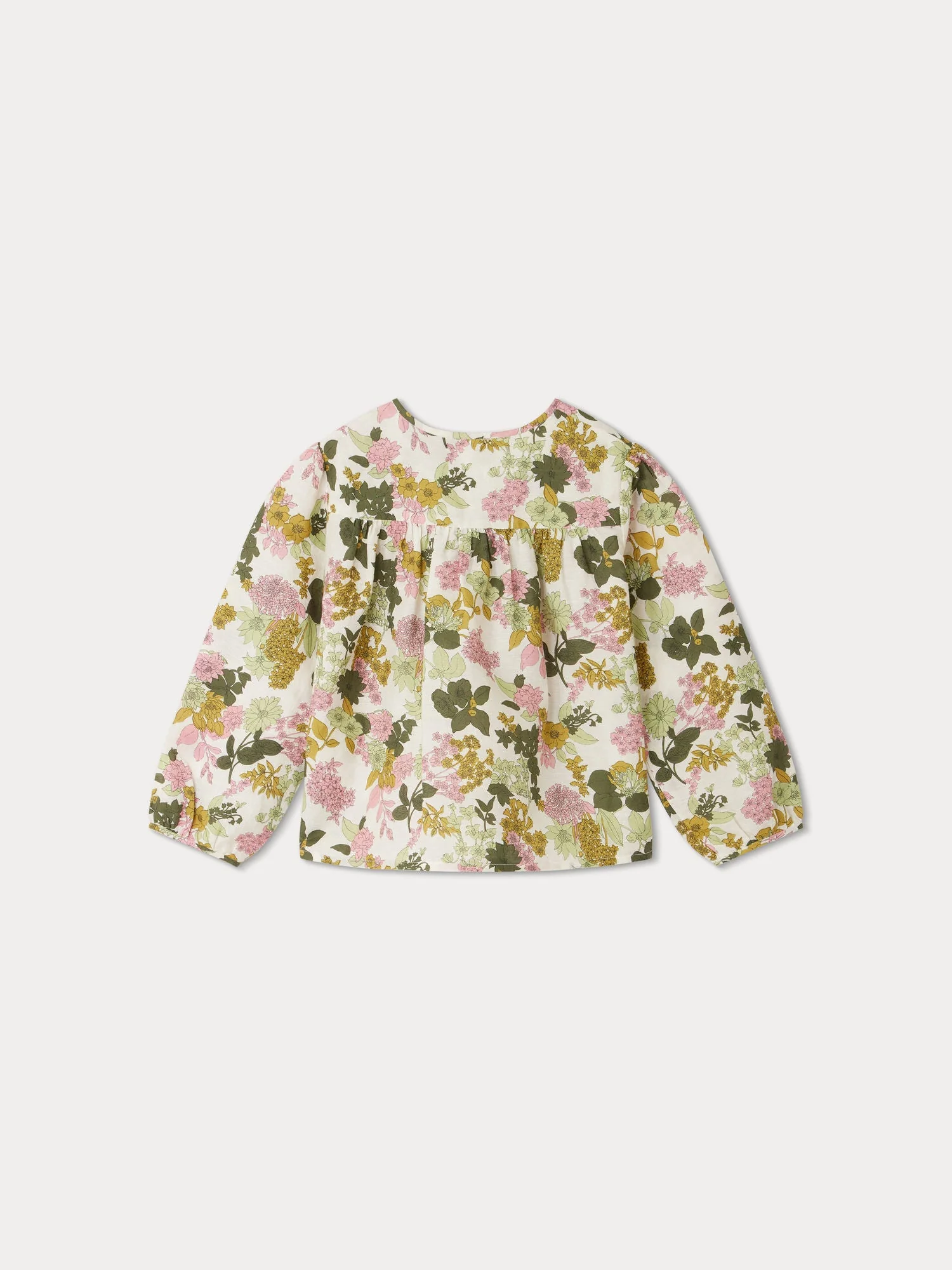 Girl | Candid Blouse | Ecru Flowers - Image 2