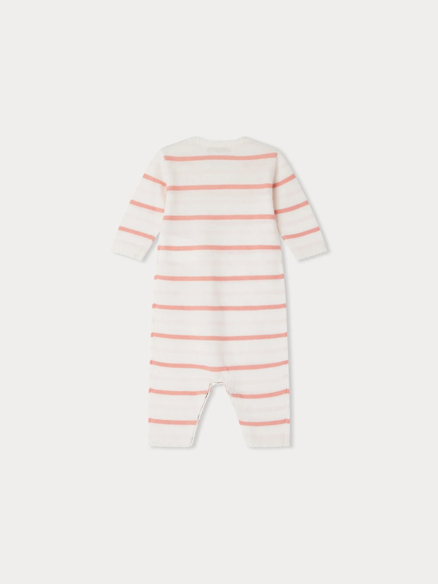 Girl | Carl Romper | Pink Stripes - Image 2