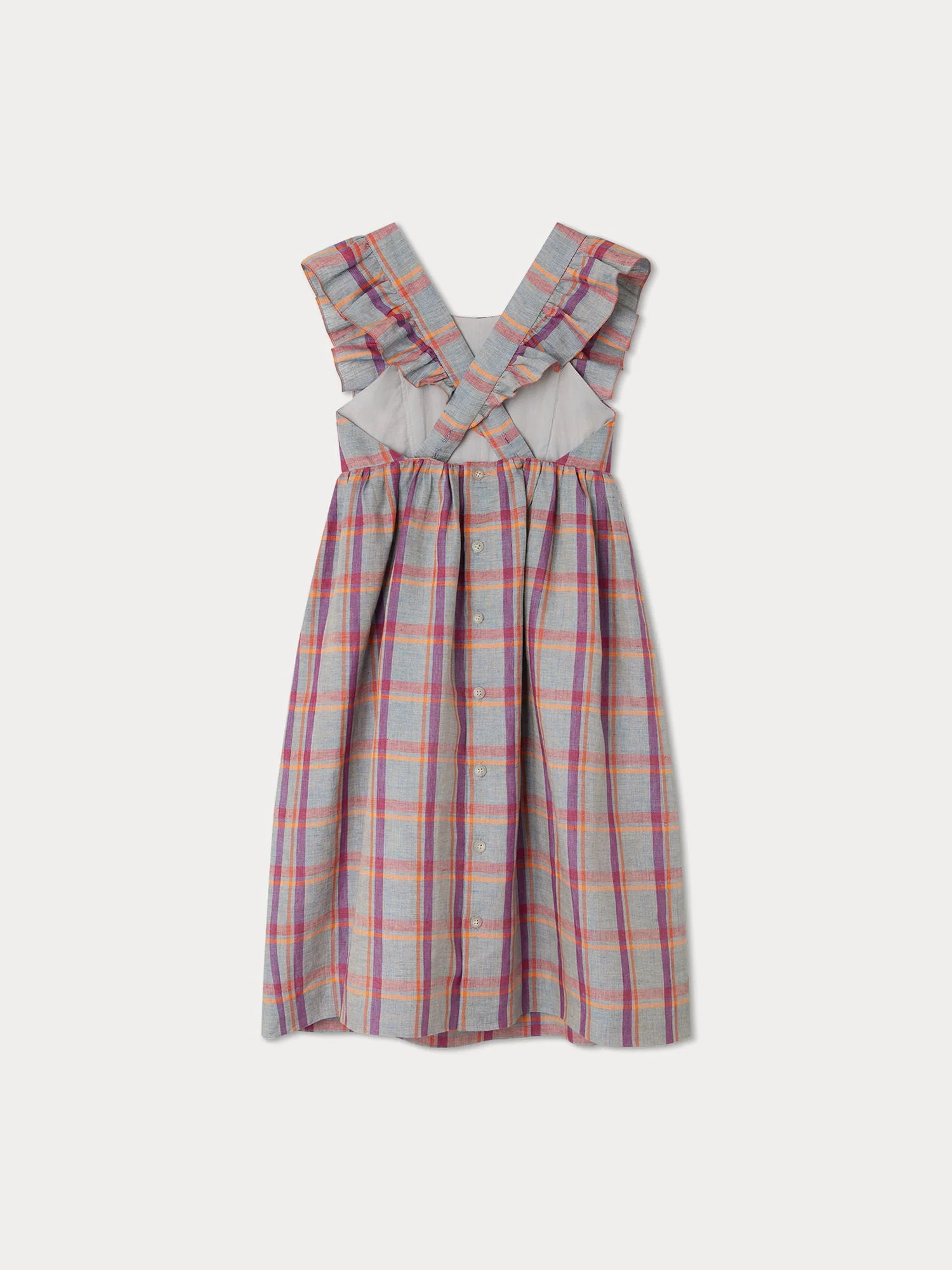Girl | Carole Dress | Blue Grey - Image 2