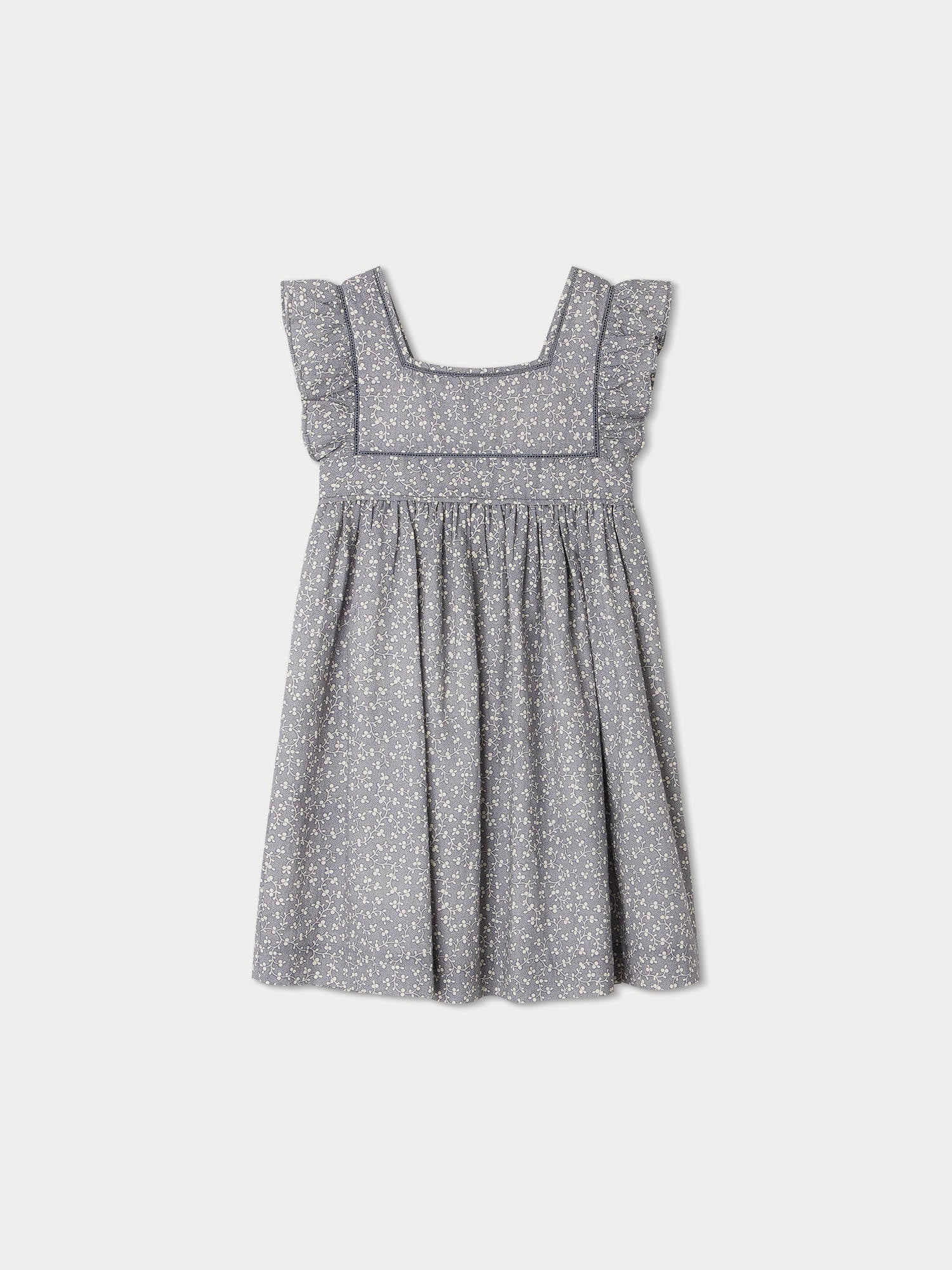 Girl | Cassiopee Dress | Blue Grey