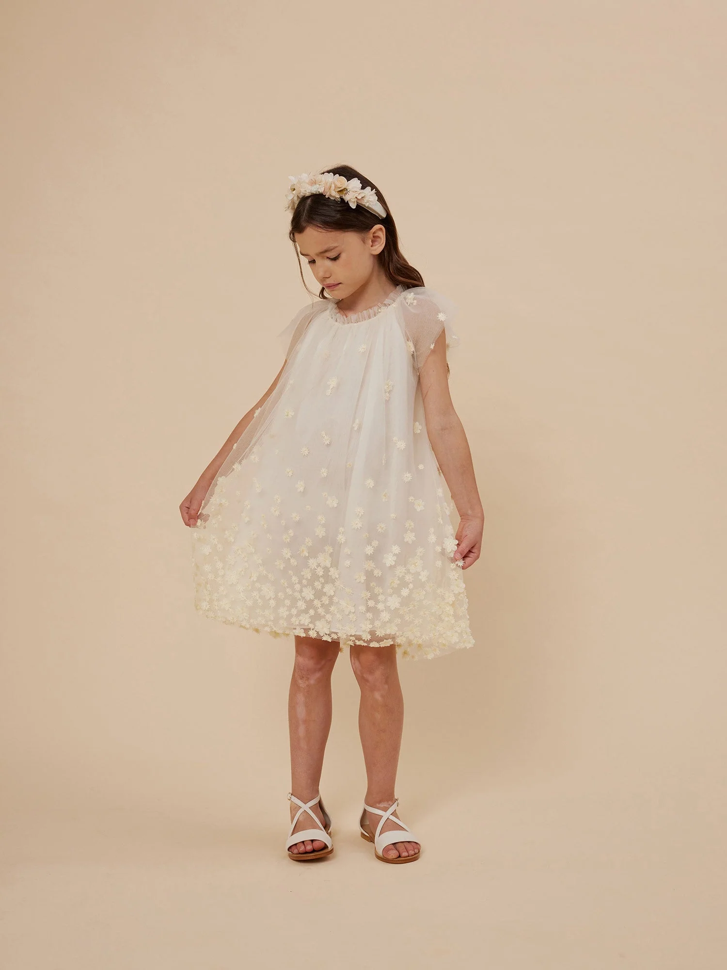 Girl | Charlotte Party Dress | Light Yellow
