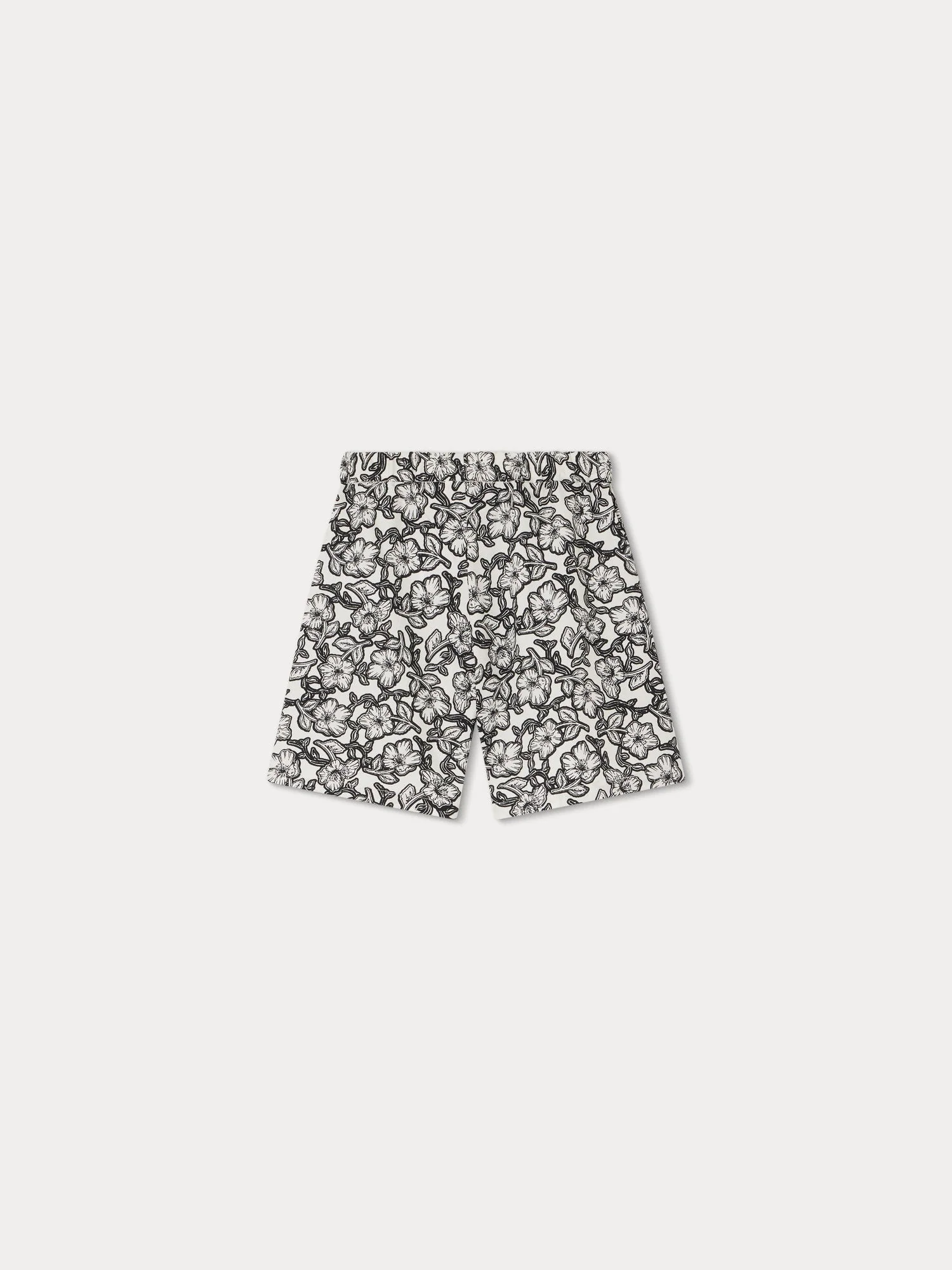 Girl | Courtney Bermudas | Black Flowers - Image 2