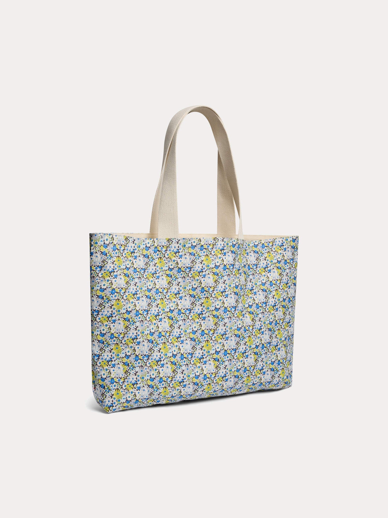 Girl | Diba Tote Bag | Blue Flowers - Image 2