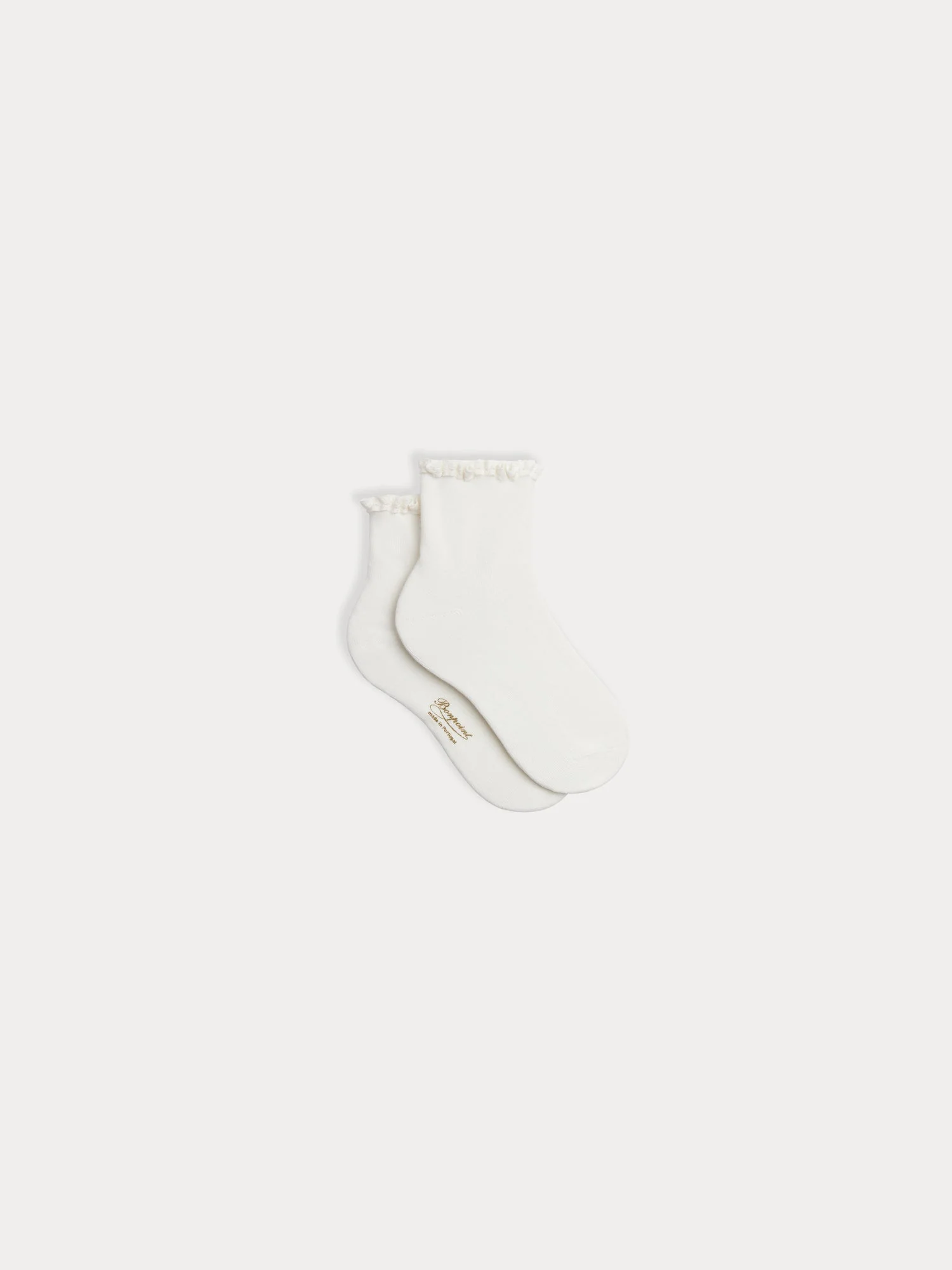 Girl | Feather Socks | Milk White