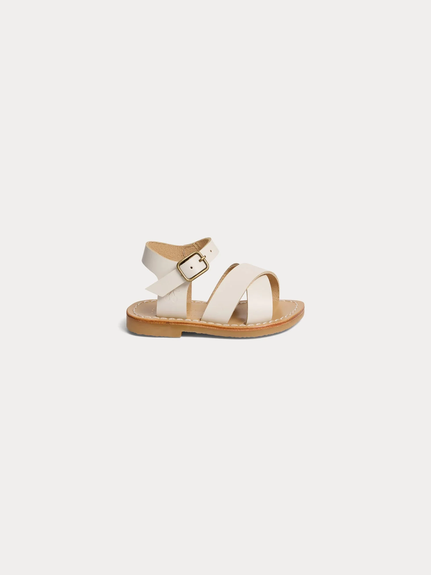Girl | Fiby First Steps Baby Shoes | Ecru