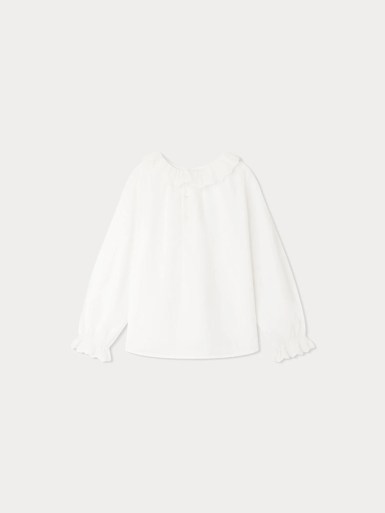 Girl | Jaya Blouse | Milk White - Image 2