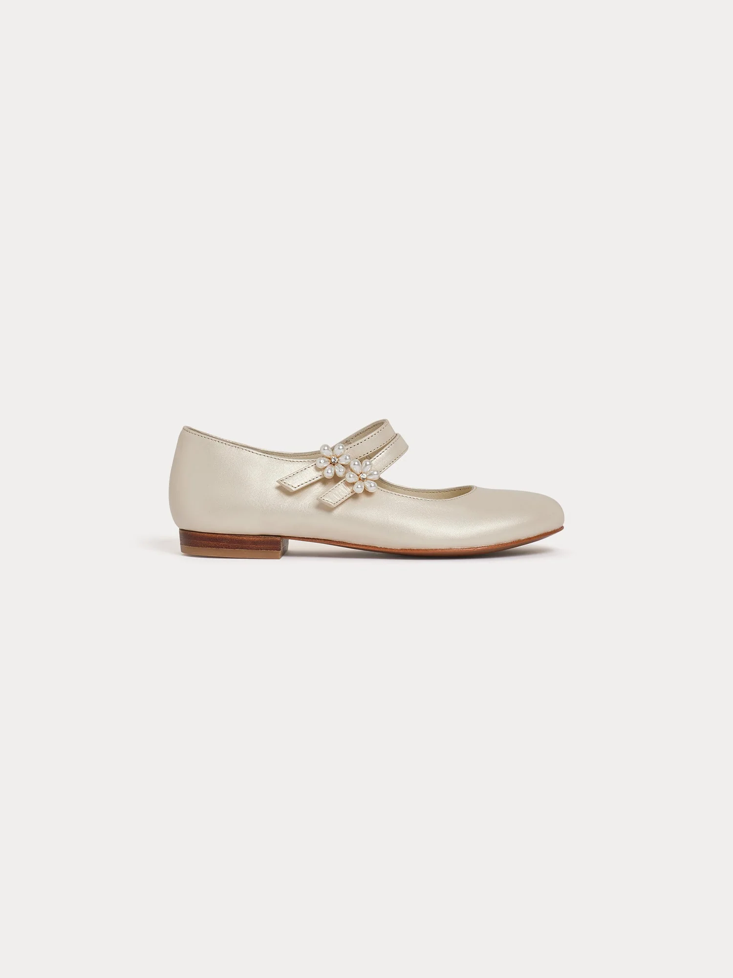 Girl | Tam Mary Janes | Golden White