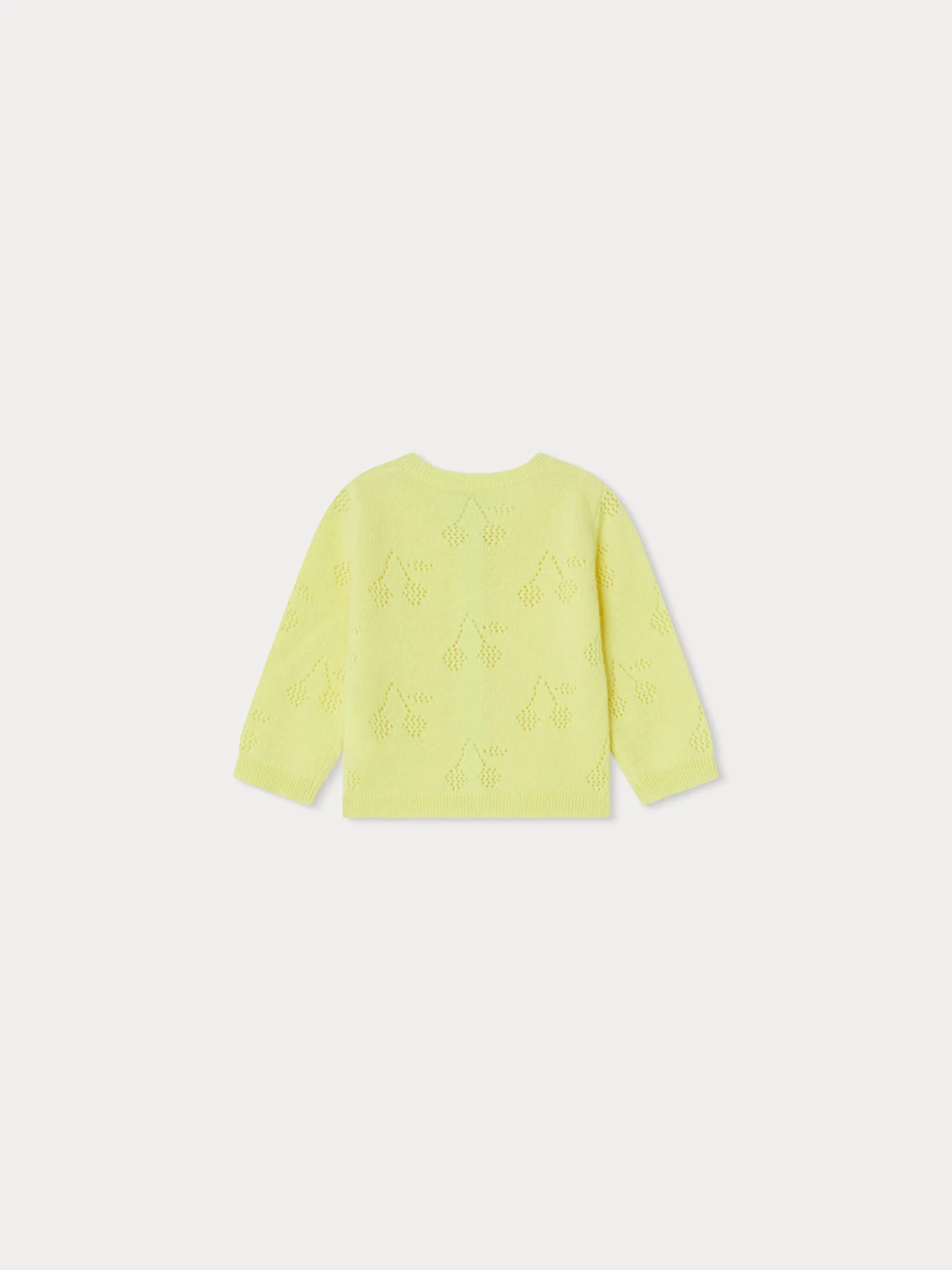 Girl | Tibile Cardigan | Neon Yellow - Image 2