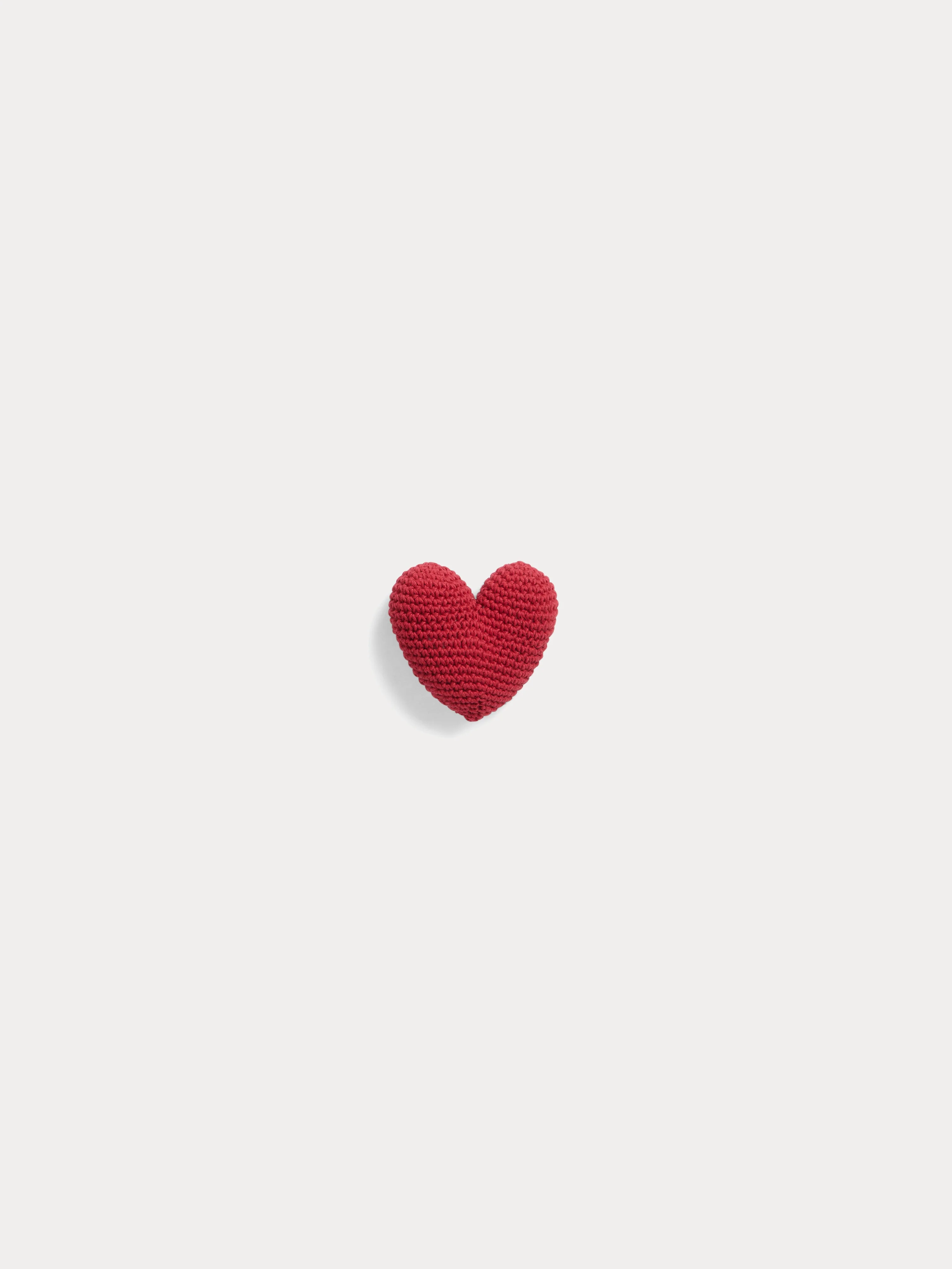 Unisex | Coeur Crochet Toy | Red