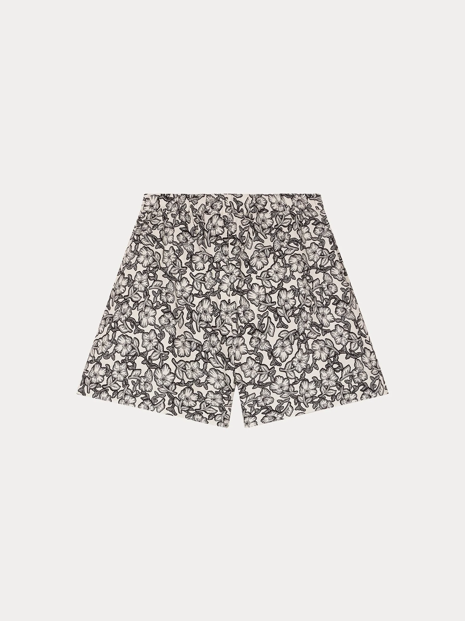 Women | Calvi Shorts | Black Flowers - Image 2