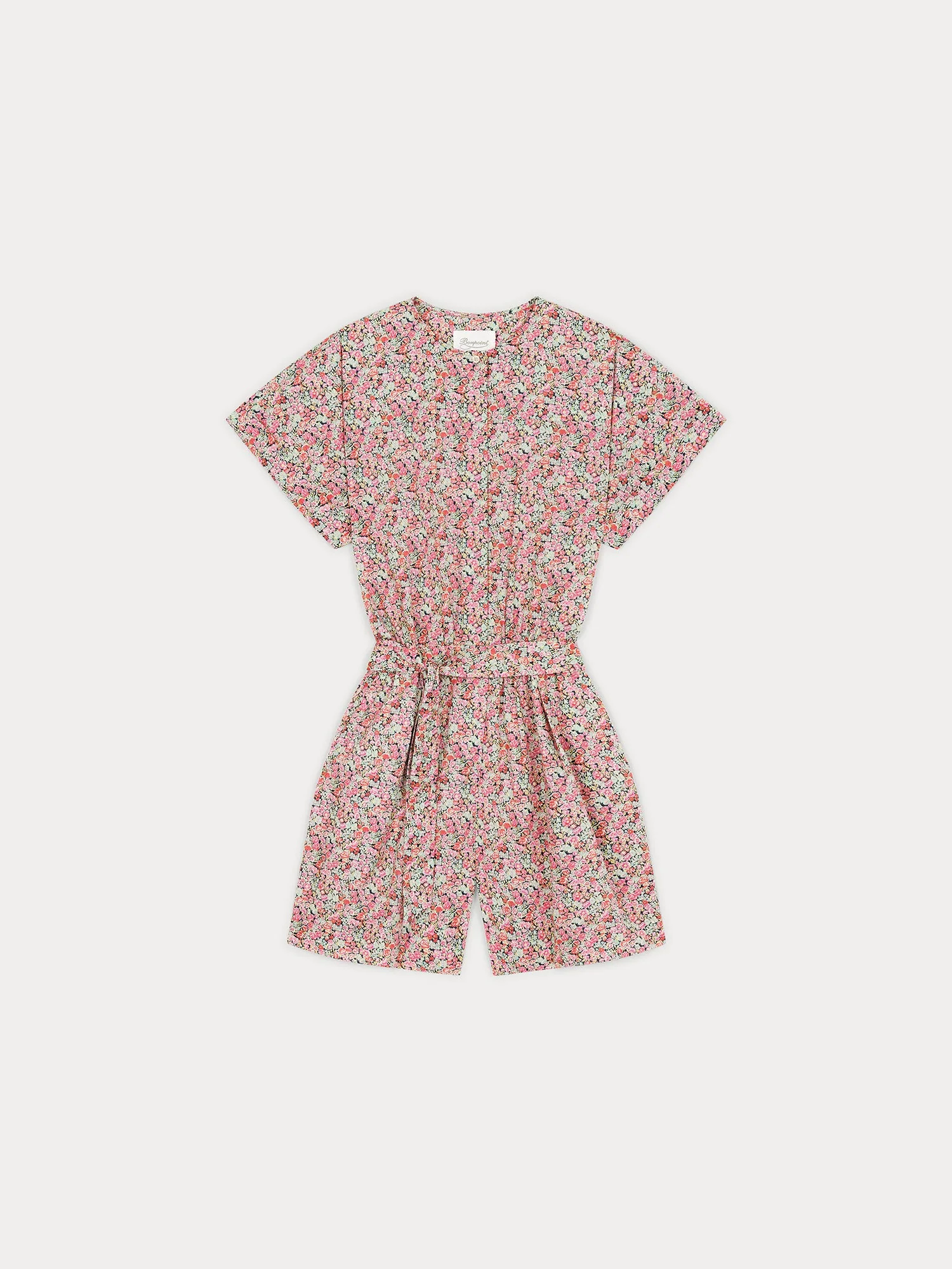 Women | Short Jumpsuit In Exclusive Floral Liberty Fabric | Corail
