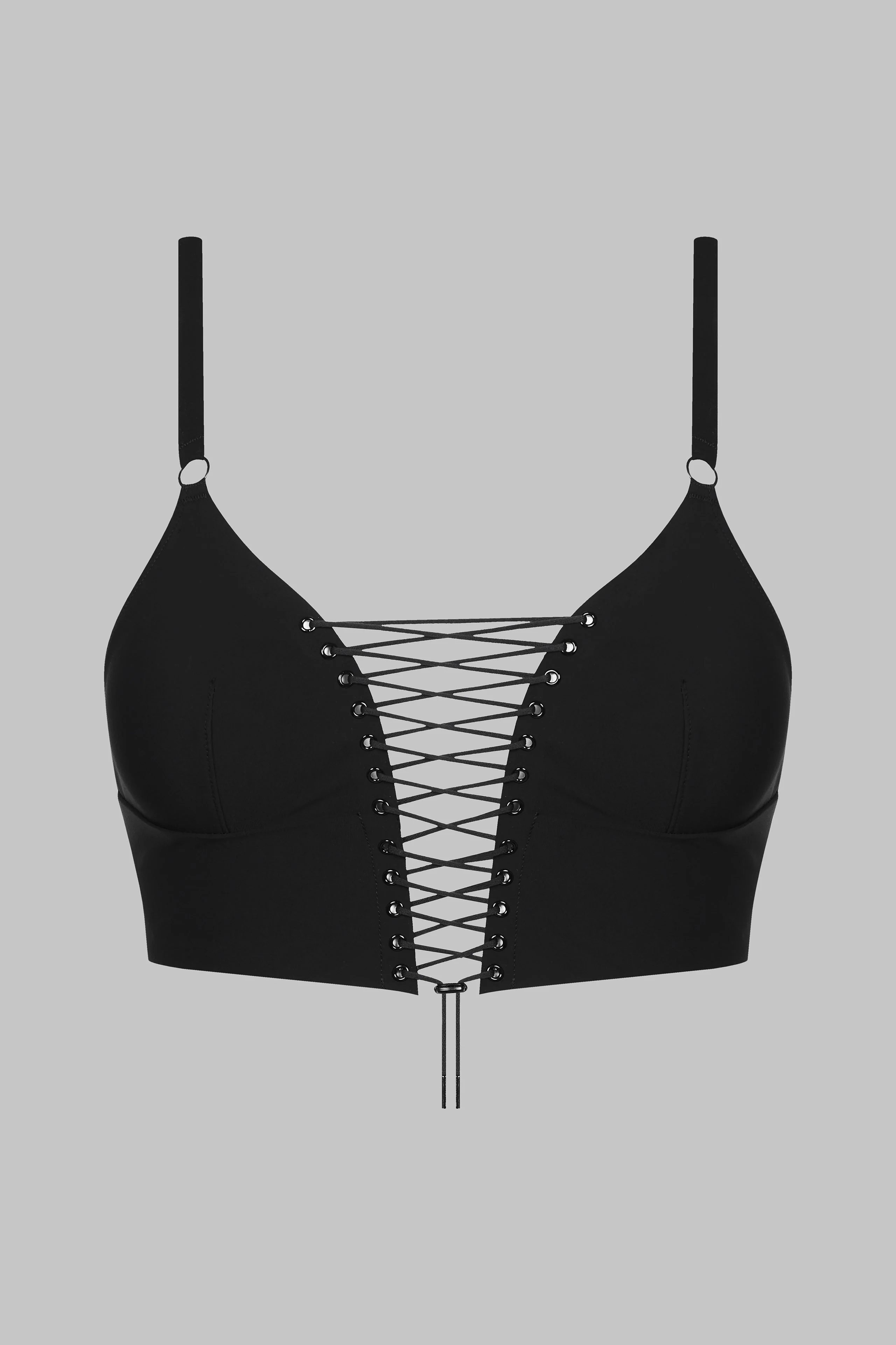 Bustier triangle bra - Nuit Infinie | Black - Image 4
