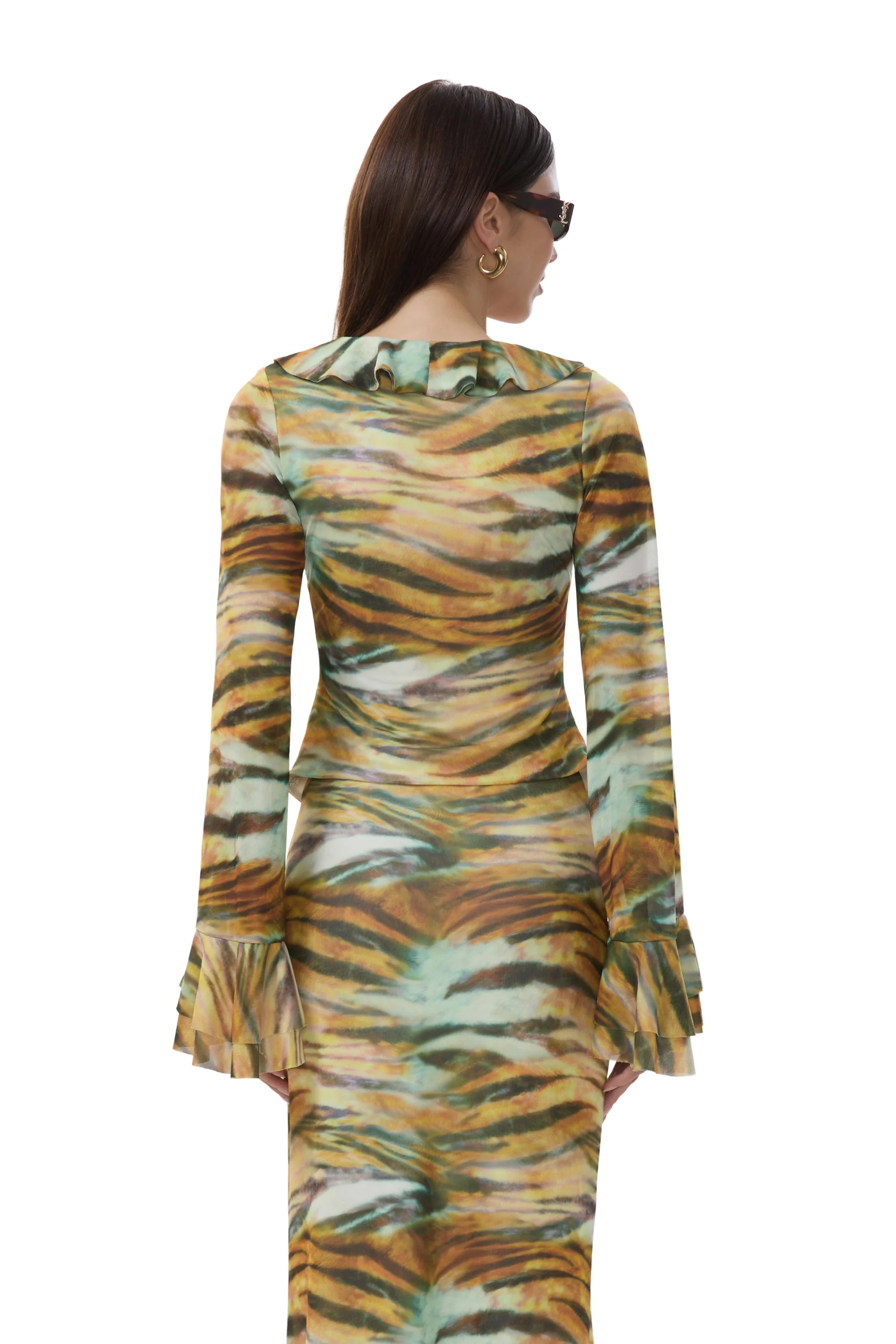 Cadence Top | Citron Tiger - Image 4