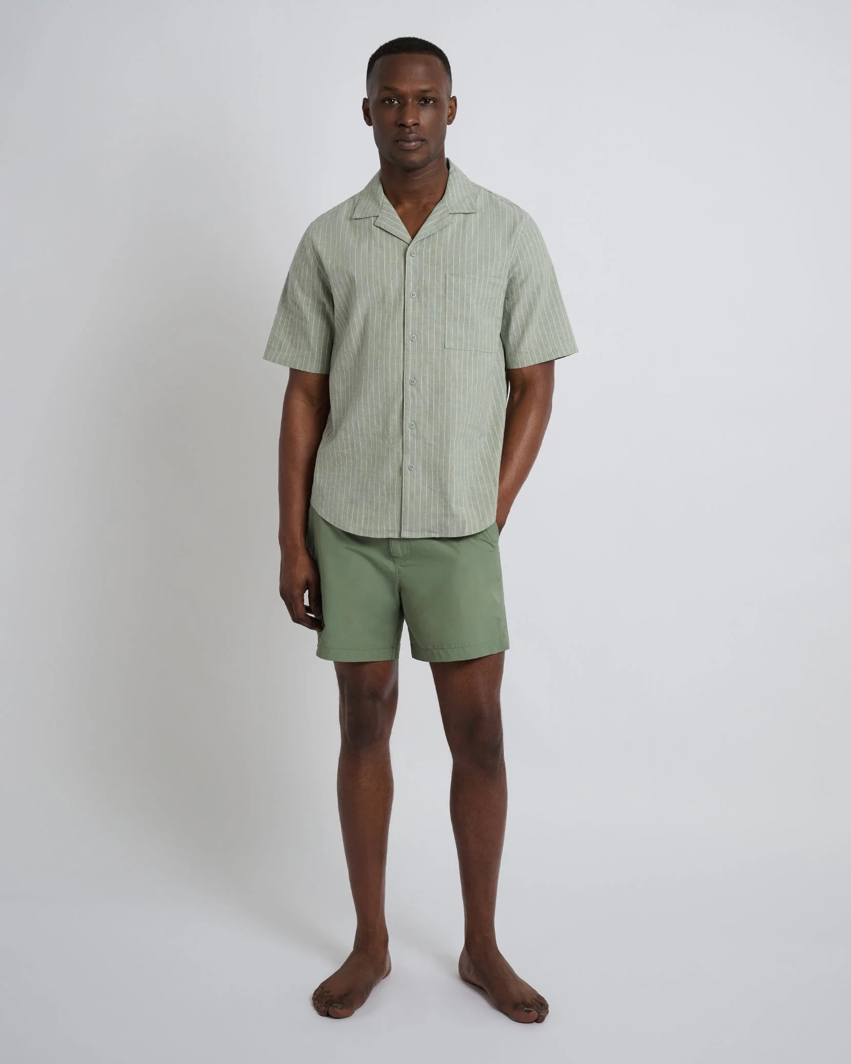 Mens | Calder Buckle 5" Swim Trunk | Seaspray - Image 4